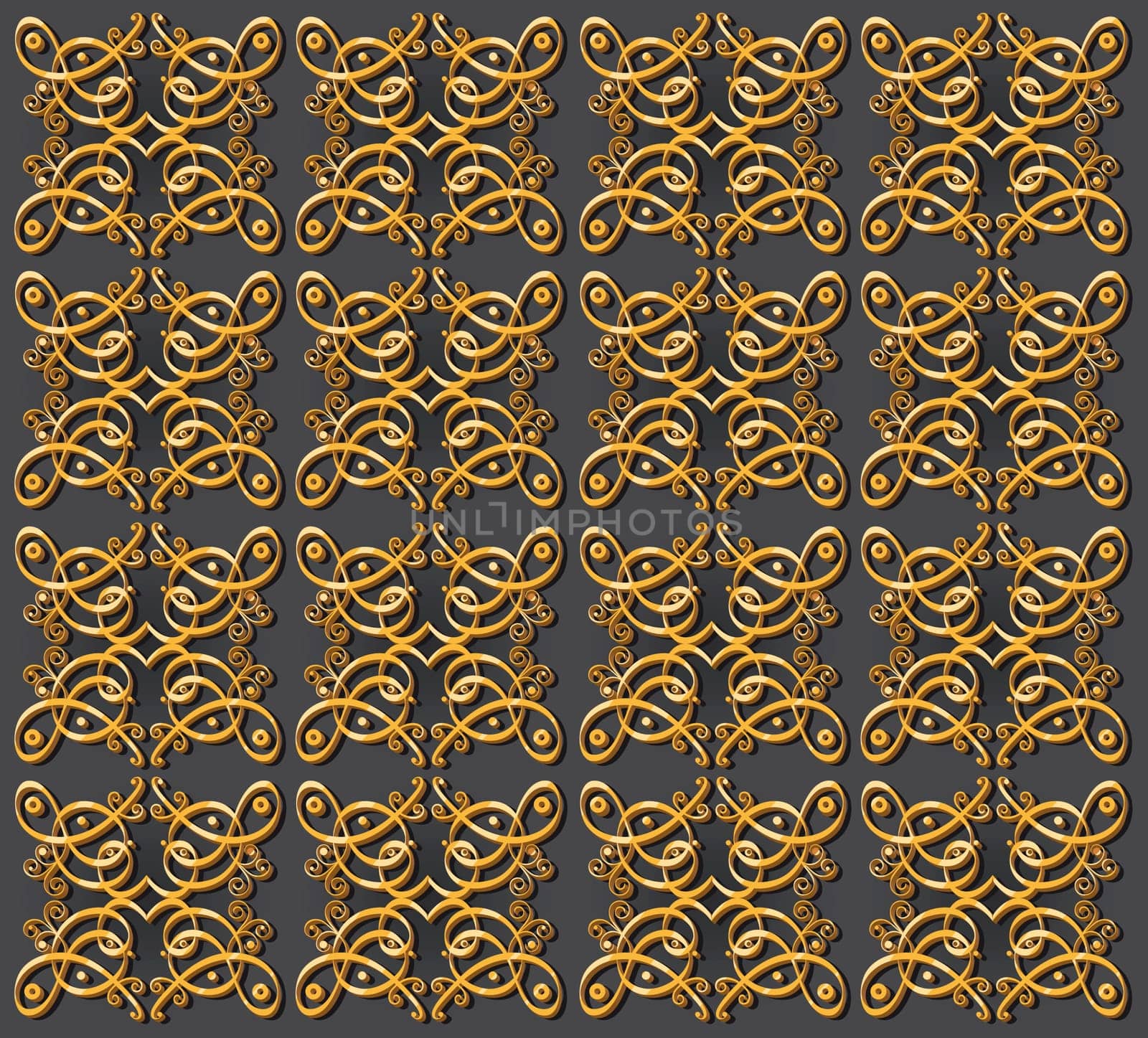 Seamless vintage oriental background decorative design for wallpaper, paper, textile