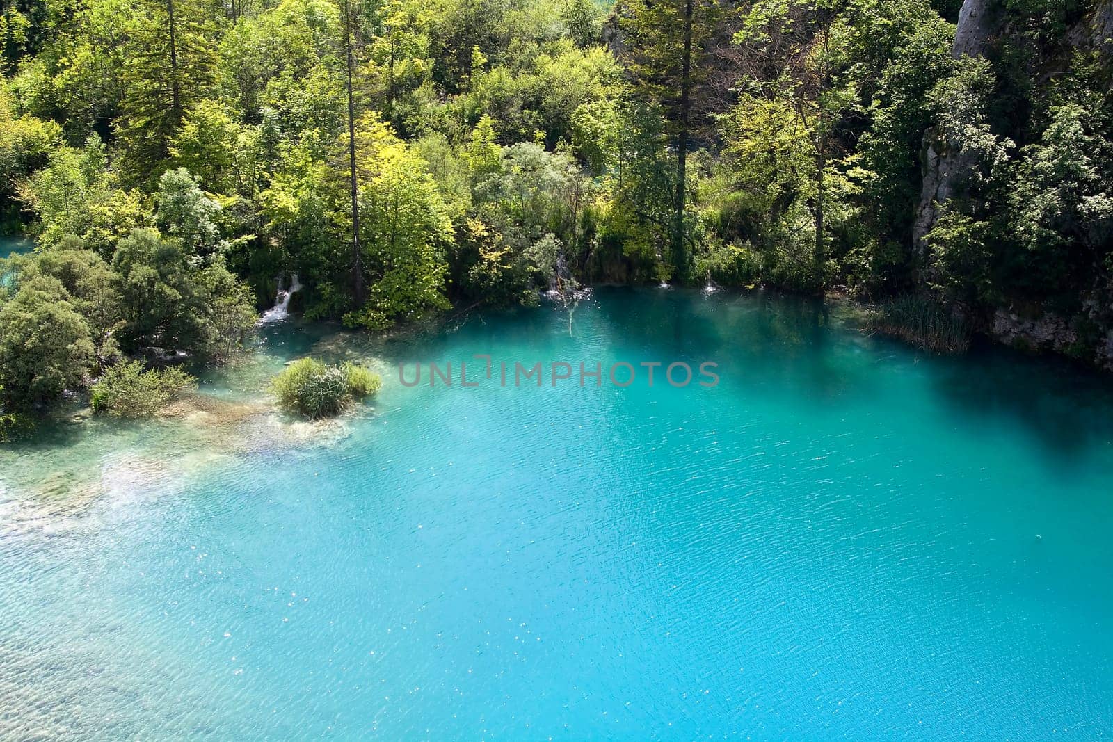 the national park plitvicka lake - Croatia