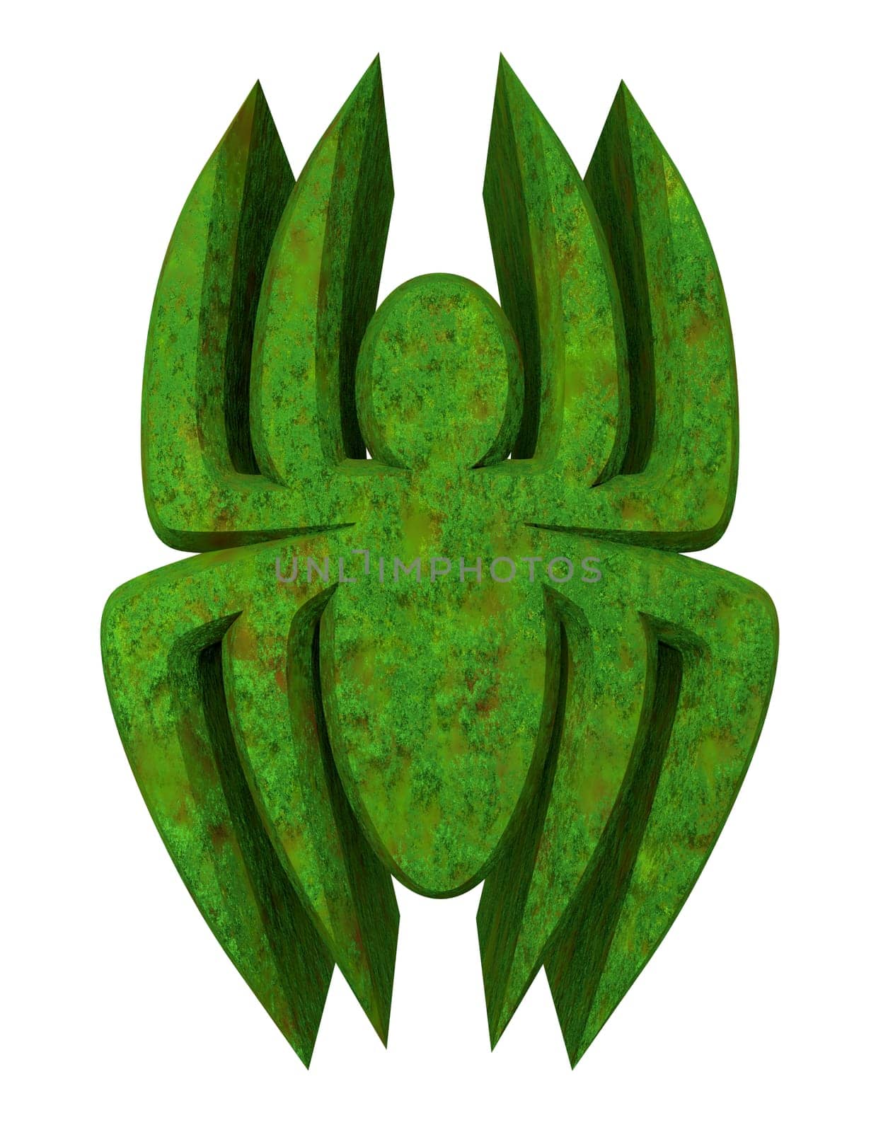 green spider - 3d made