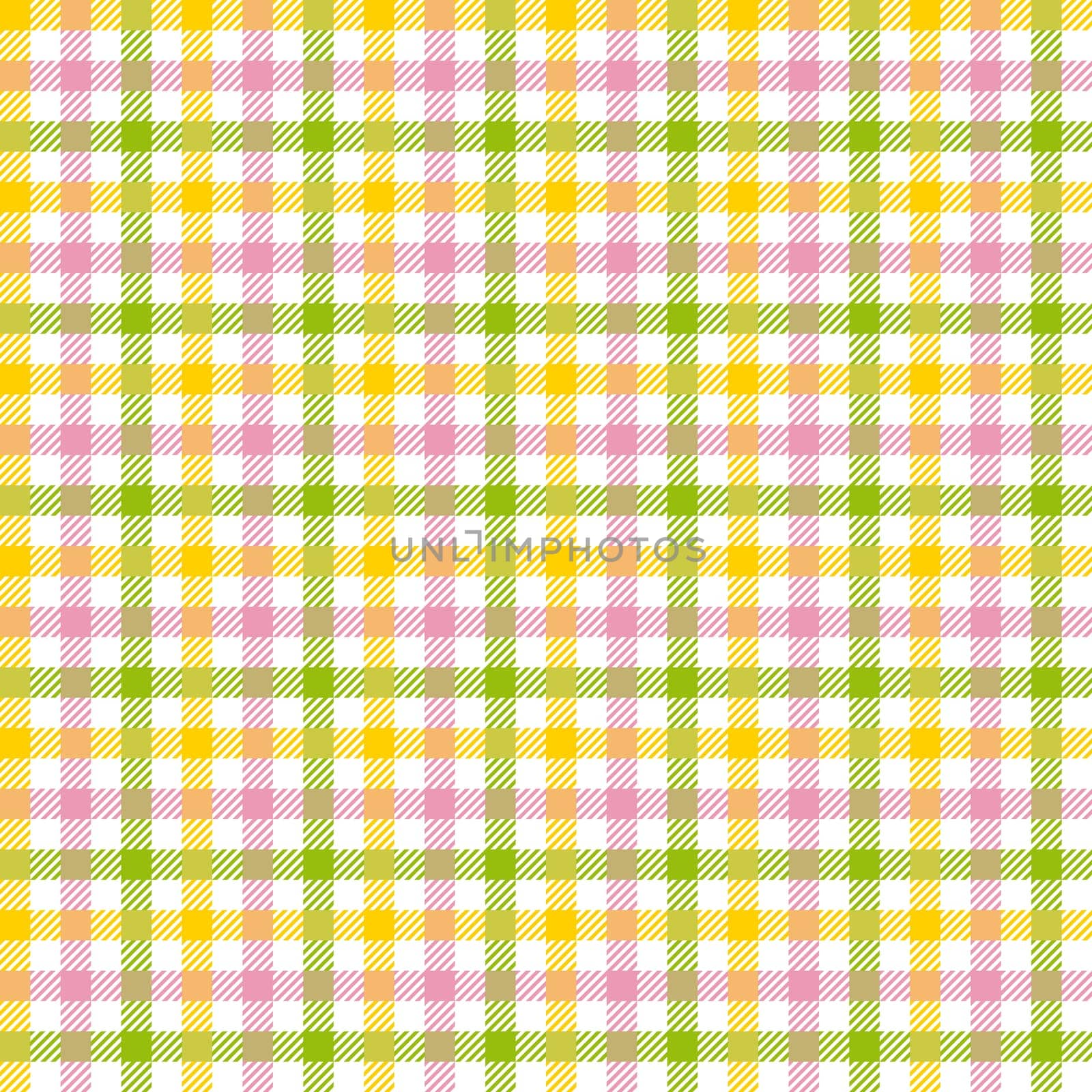 Check Tablecloth Pattern COLORFUL - endless