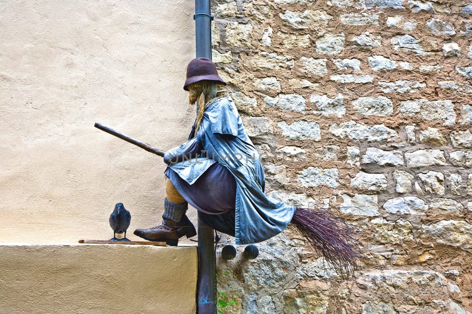 exhibition of old medieval witches and issues around superstition