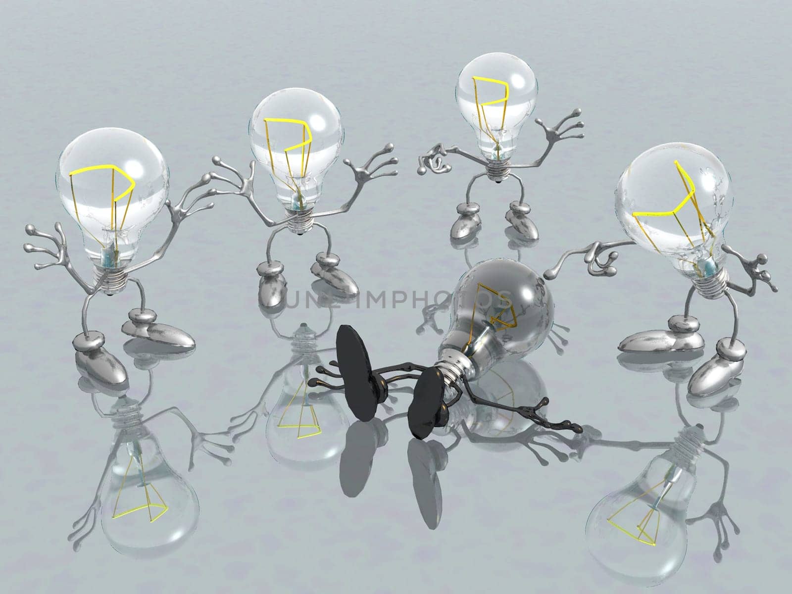 the light bulb