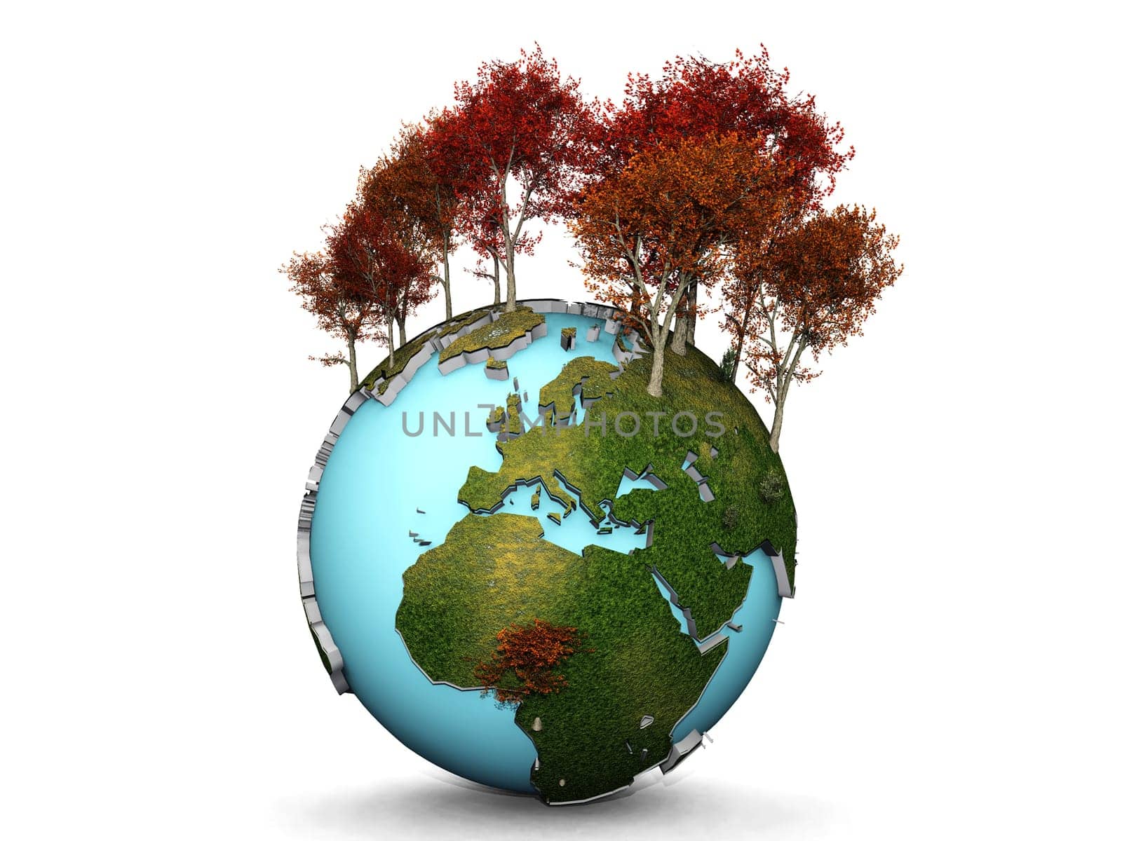 Earth and trees