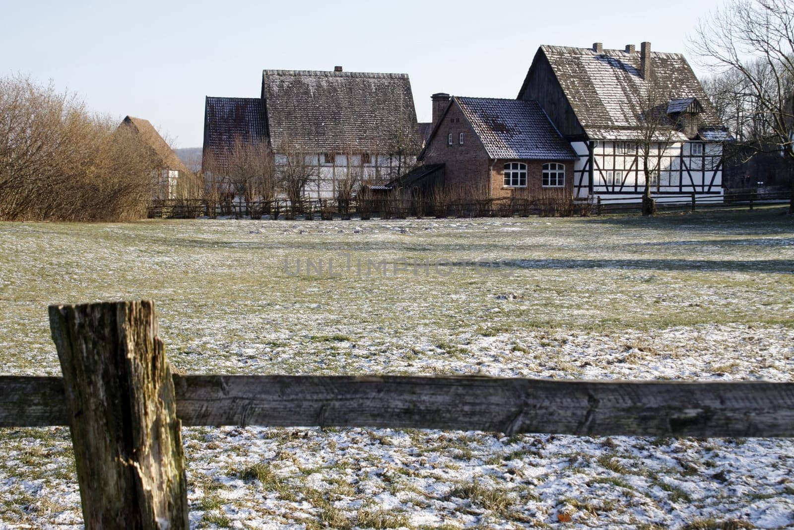 Half-timbered houses in Westphalia
