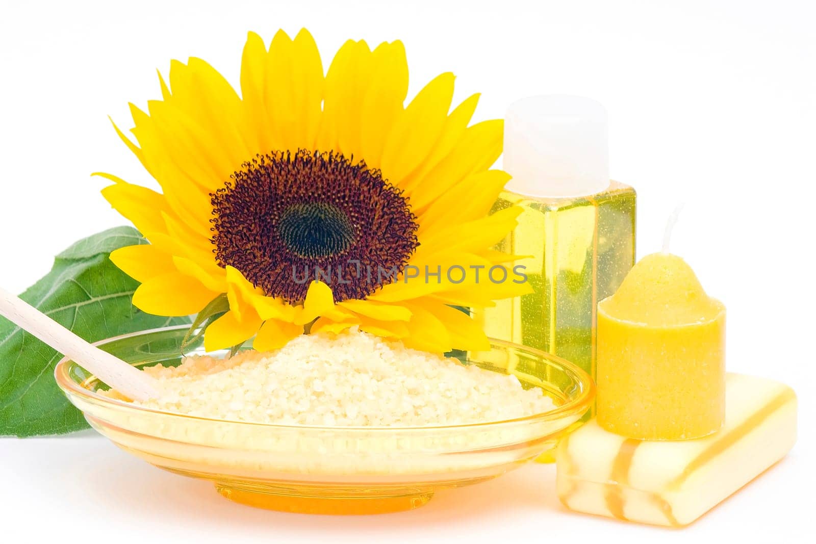 relaxing spa - bath salt, shower and soap