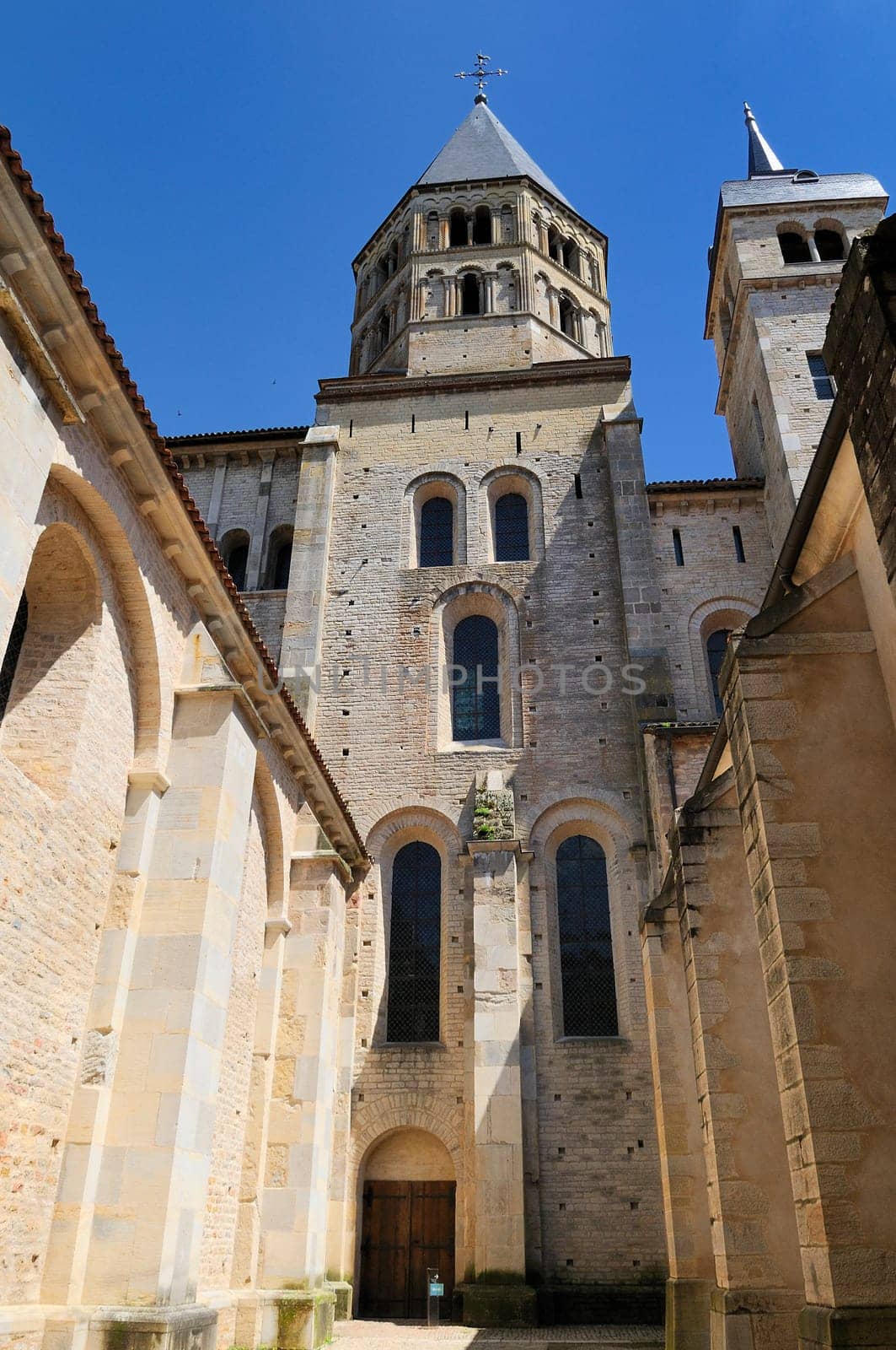 Famous abbey of Cluny, Burgundy, France