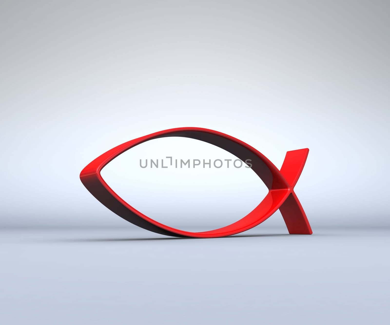 3D ICHTHYS Red on Grey 01