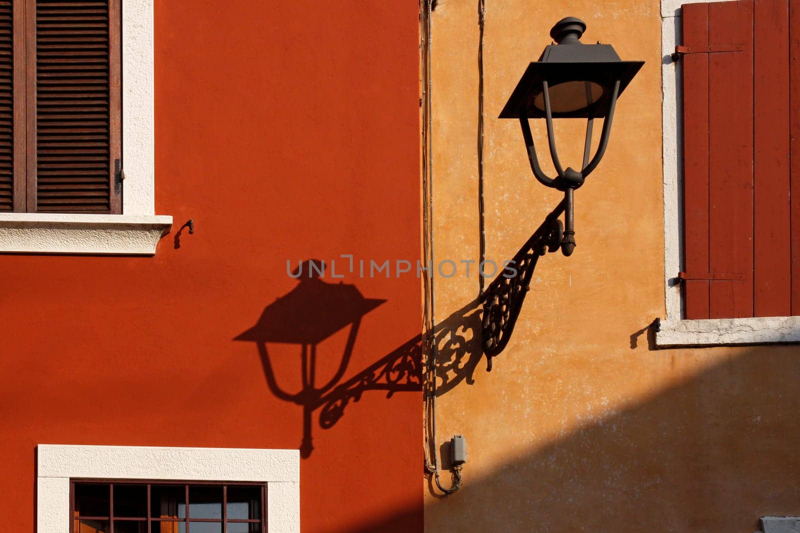 Bardolino,façade detail in the old town of Bardolino,Veneto,Italy - Bardolino,façade detail in the old town of Bardolino,Veneto,Italy
