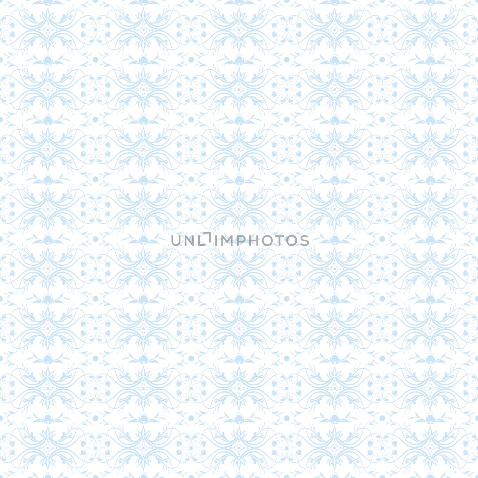 Beautiful background of seamless floral pattern