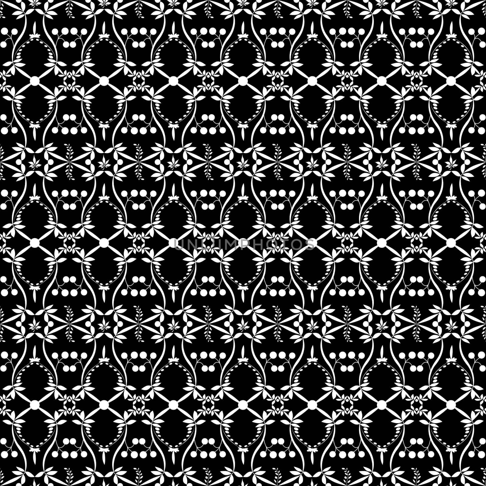 Beautiful background of seamless floral pattern