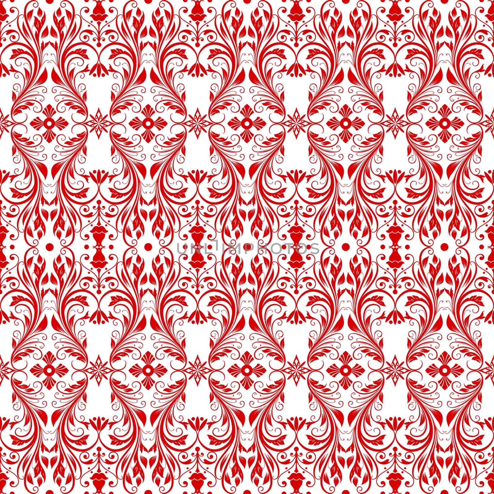 Beautiful background of seamless floral pattern