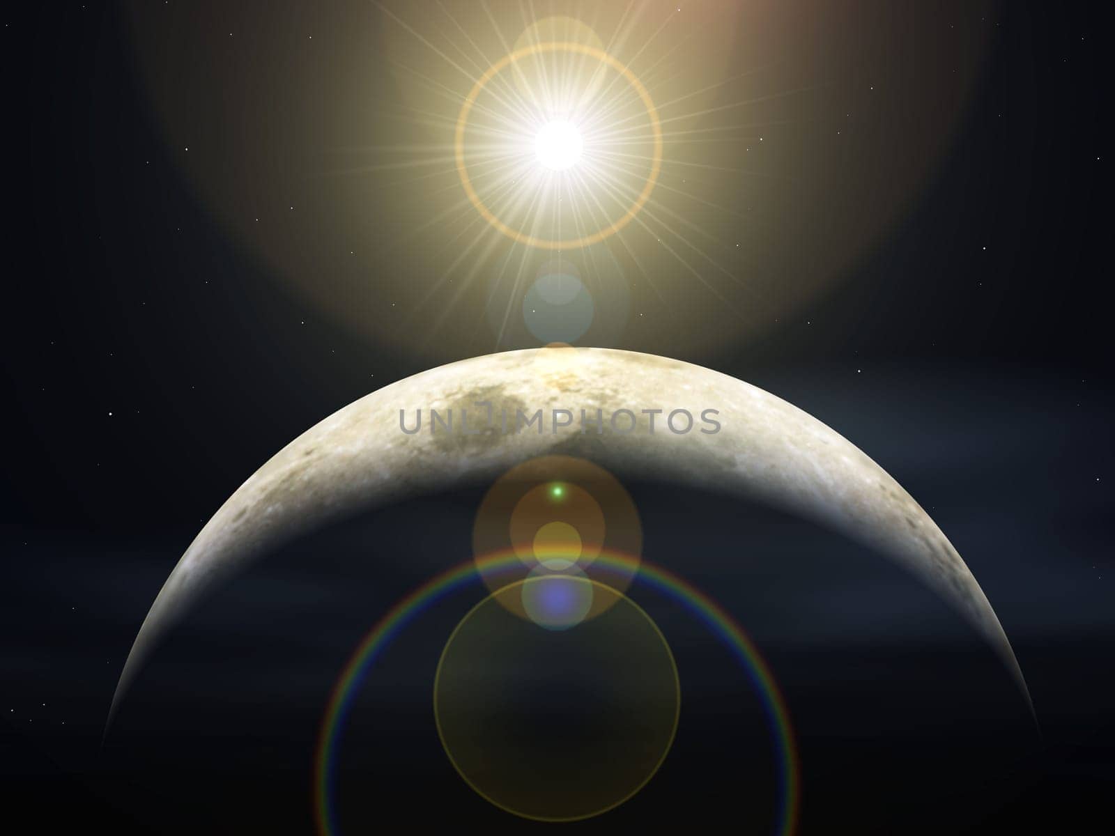 sun and planet