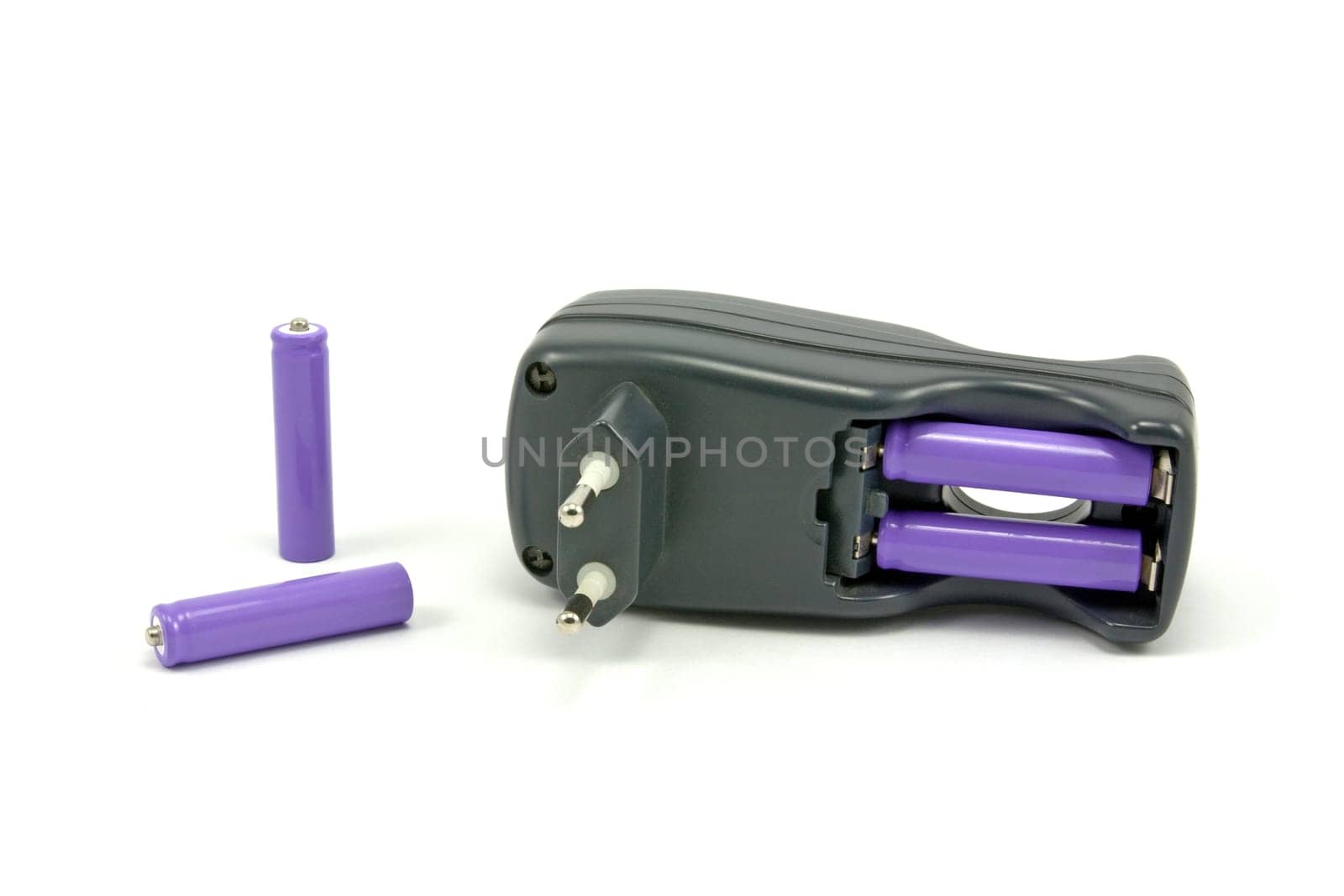Battery charger isolated on a white background