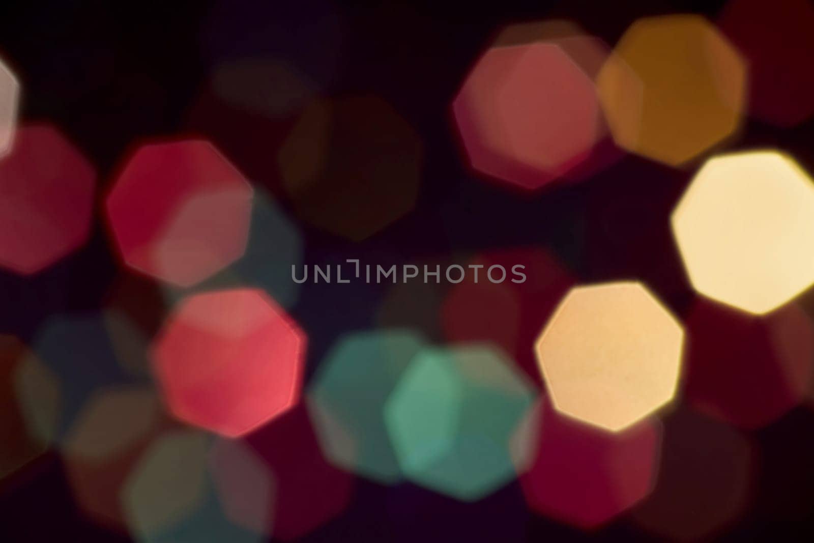Blurry pattern of decoration stars