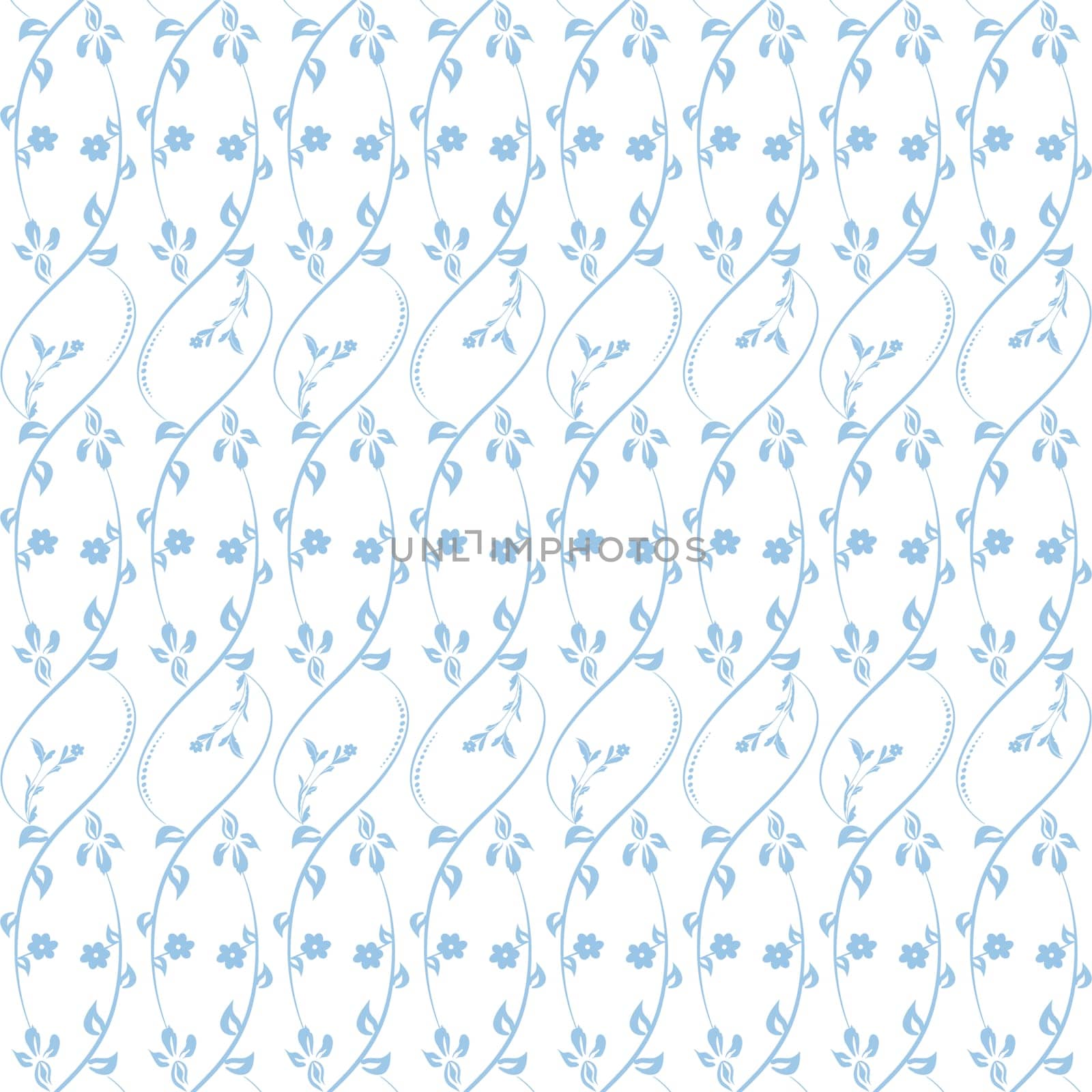 Beautiful background of seamless floral pattern