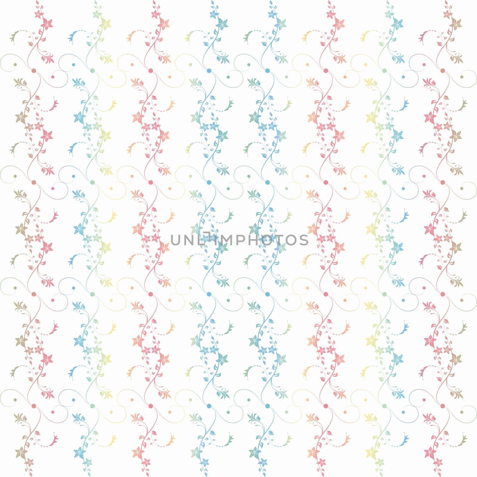 Beautiful background of seamless floral patten