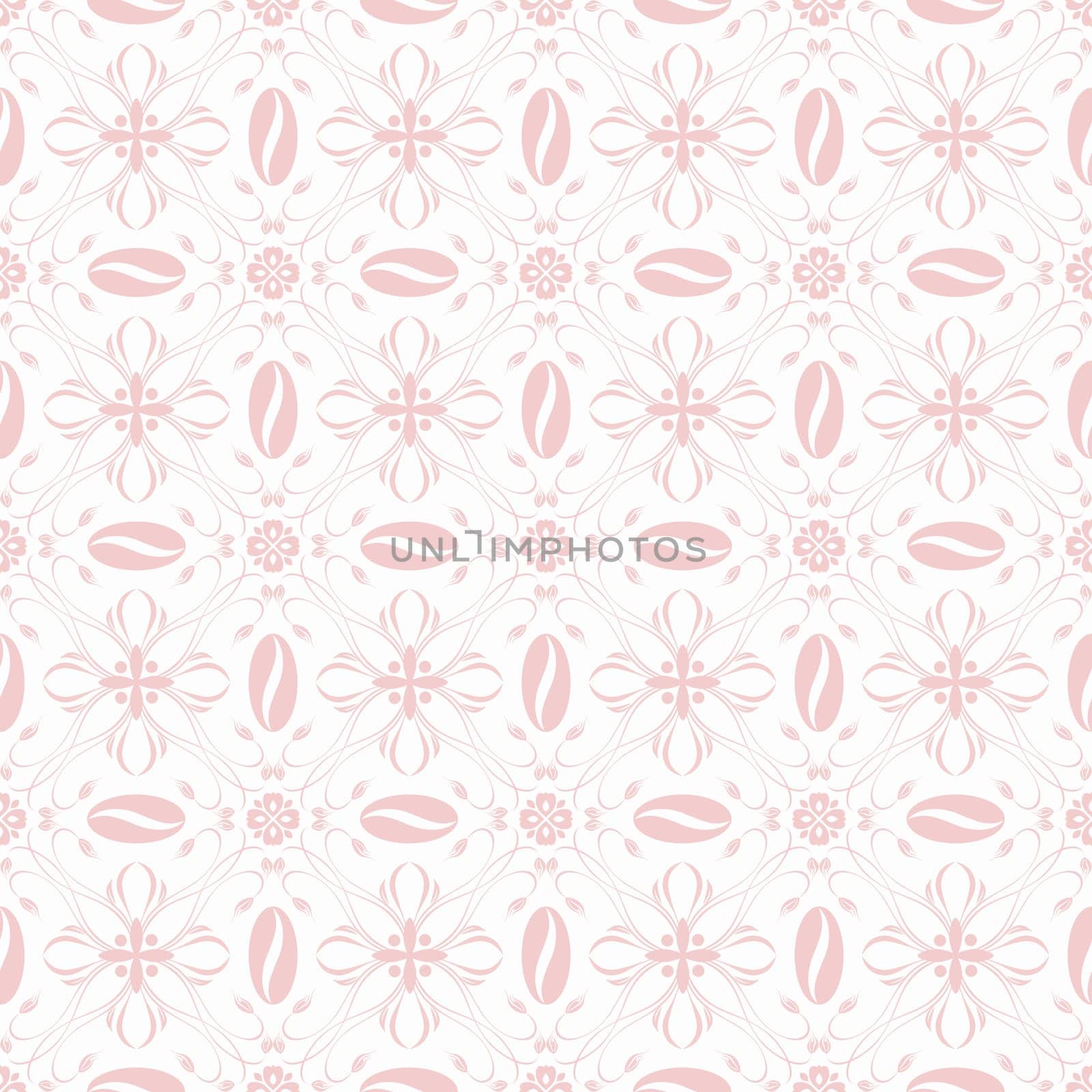 Beautiful background of seamless floral patten