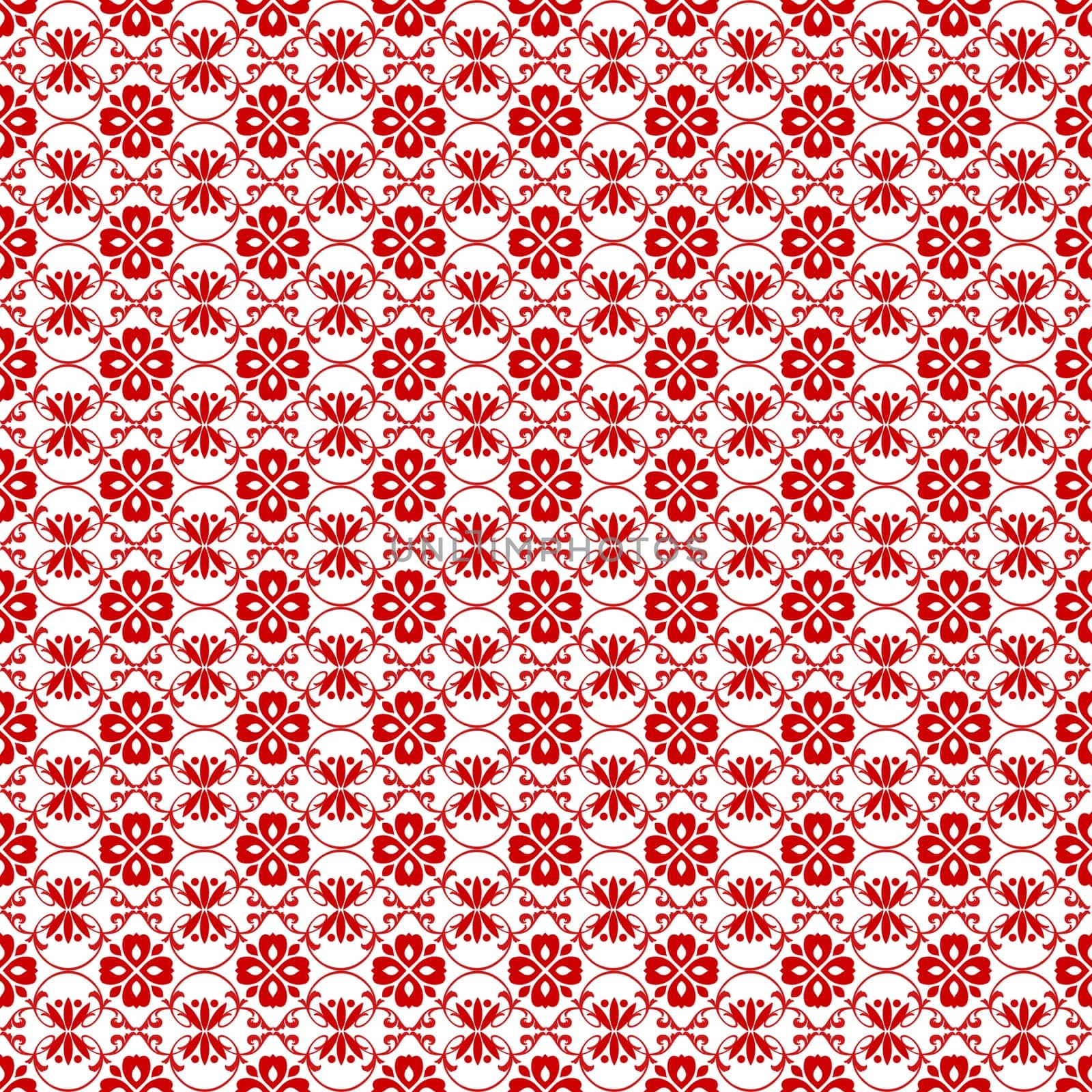 Beautiful background of seamless floral pattern