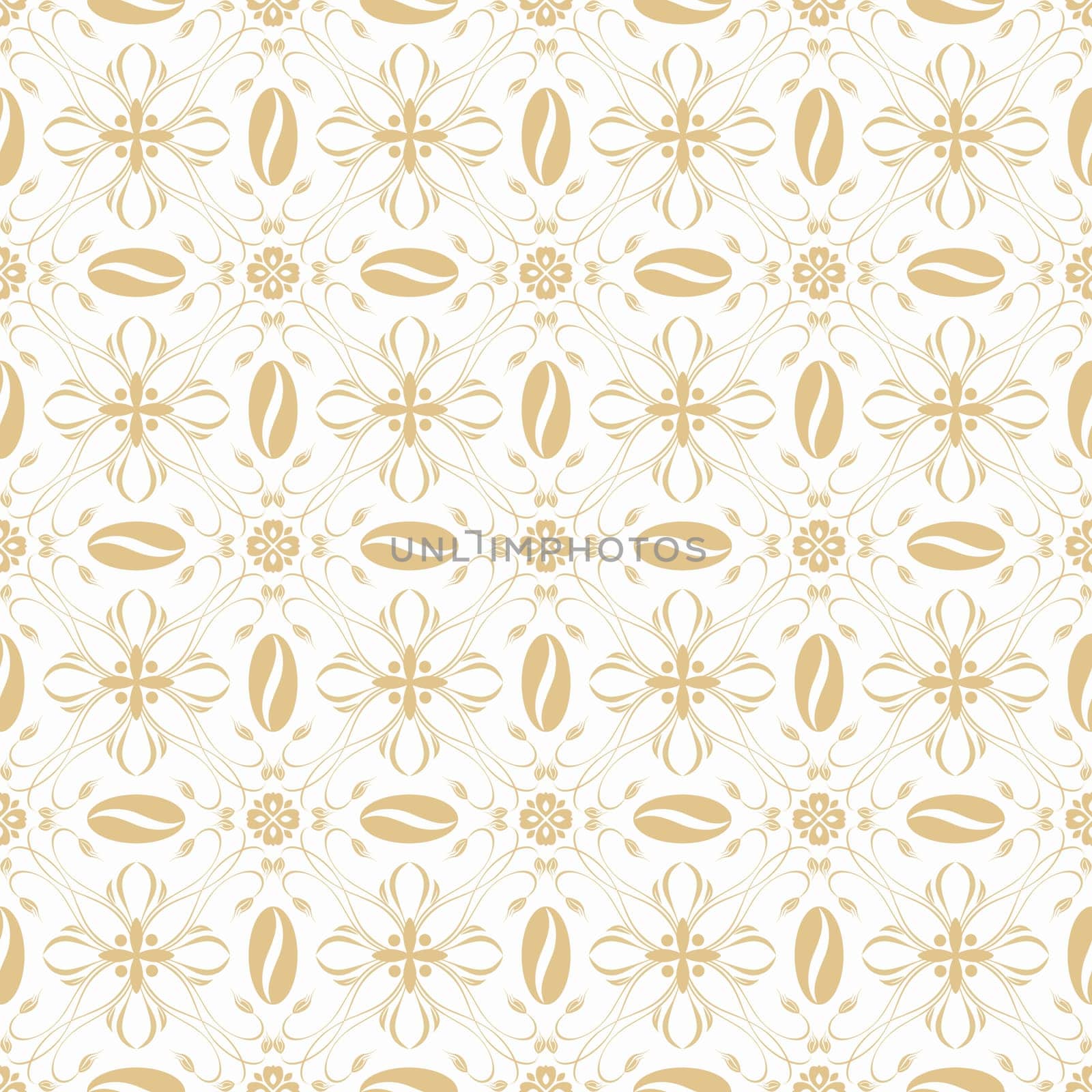 Beautiful background of seamless floral patten