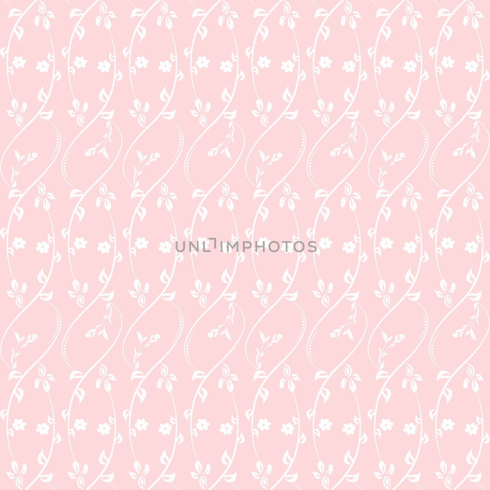 Beautiful background of seamless floral pattern