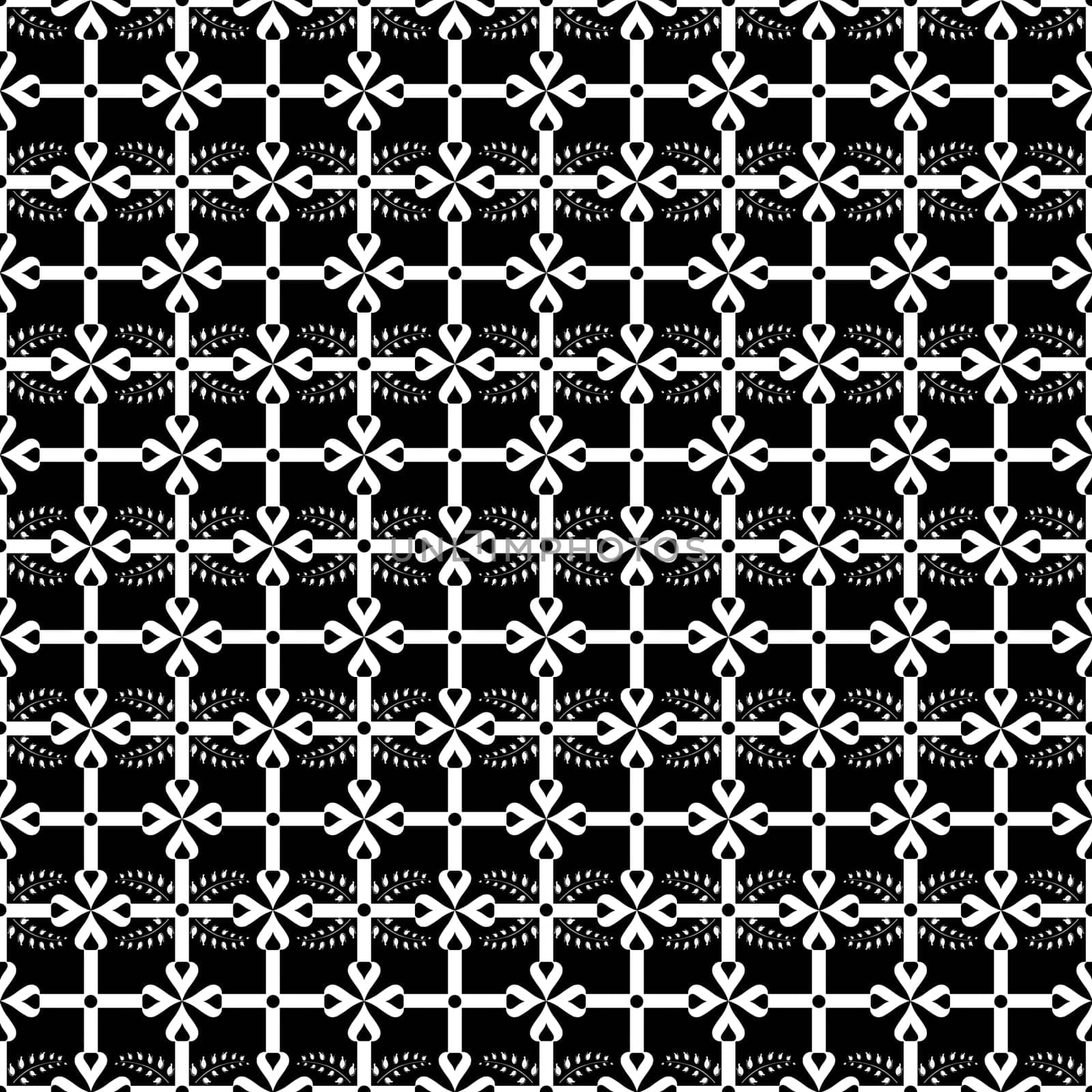 Beautiful background of seamless floral pattern