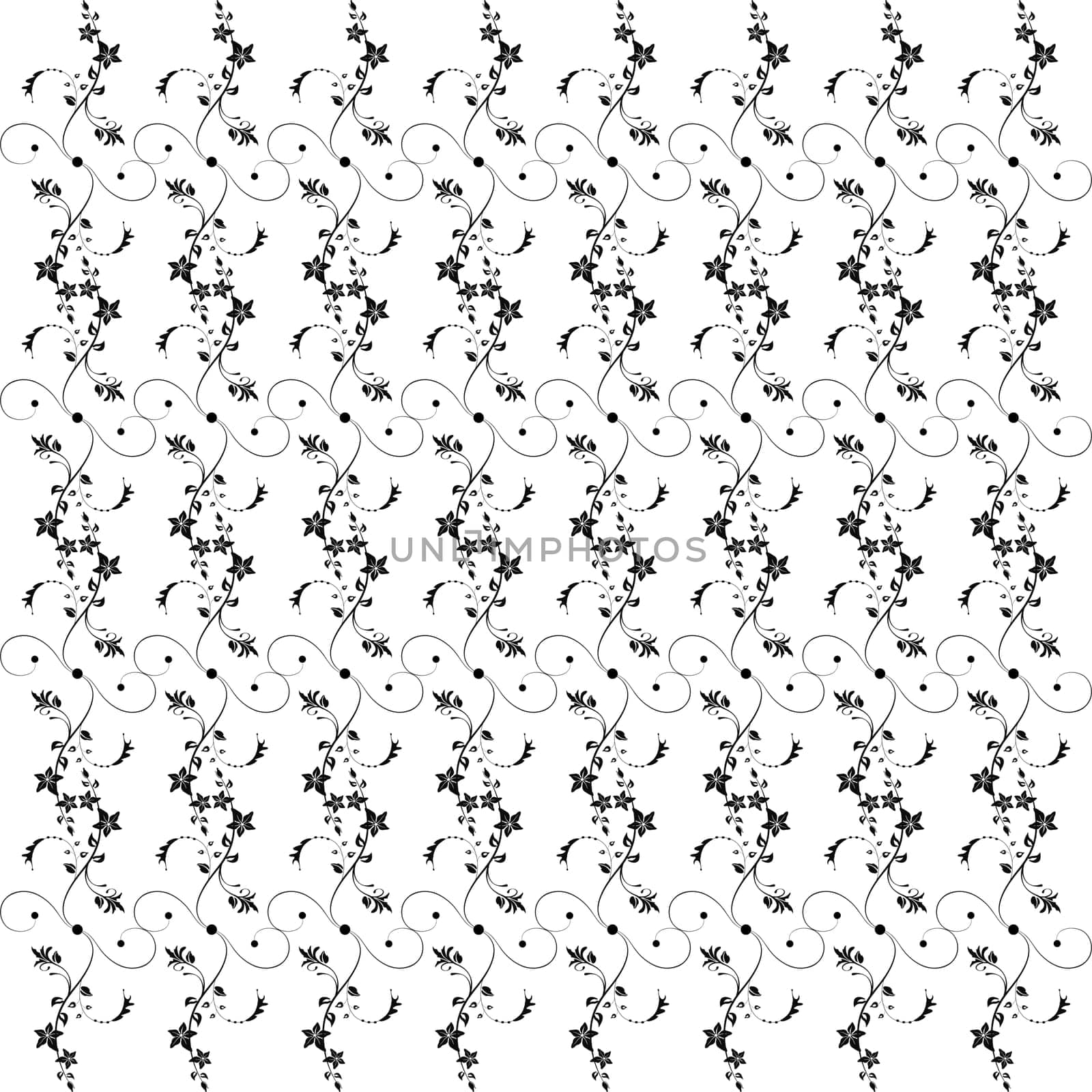 Beautiful background of seamless floral patten