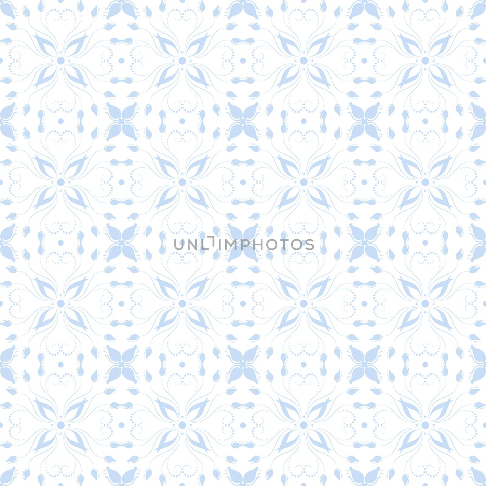 Beautiful background of seamless floral pattern