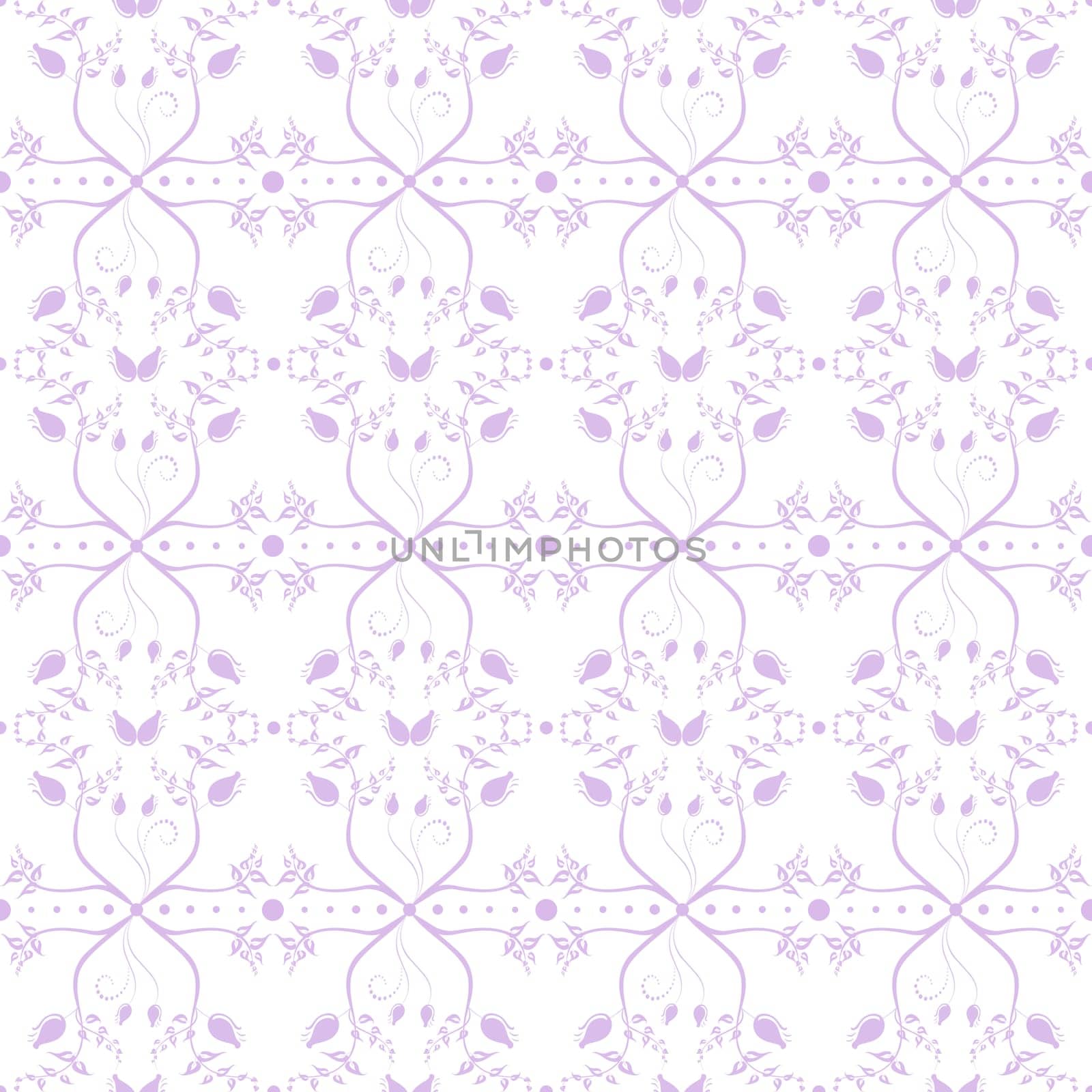 Beautiful background of seamless floral pattern