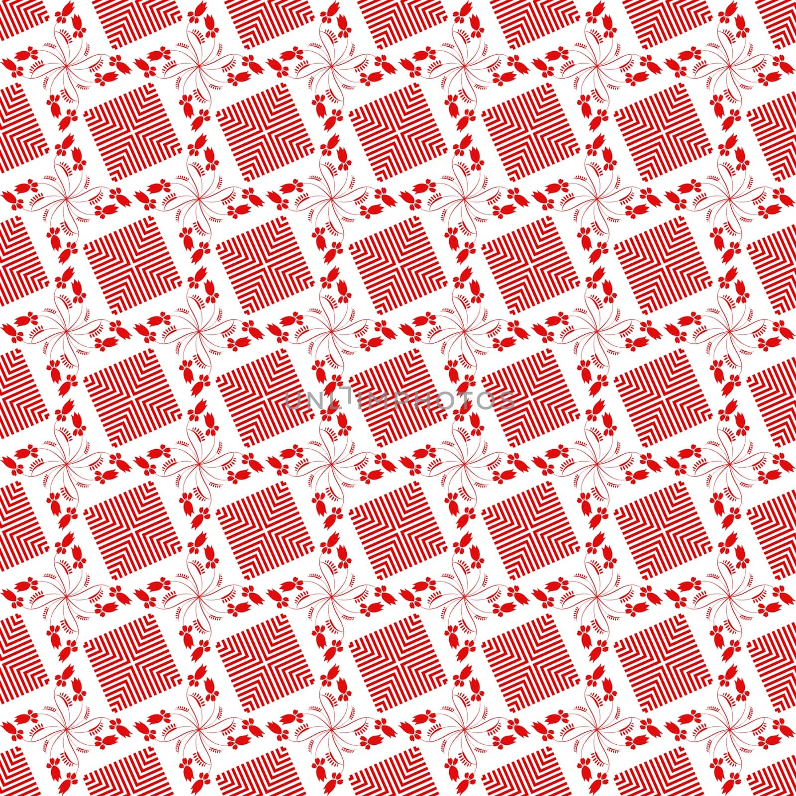 Beautiful background of seamless floral pattern