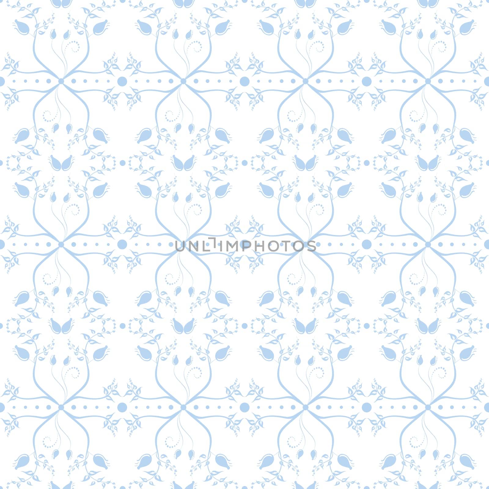 Beautiful background of seamless floral pattern