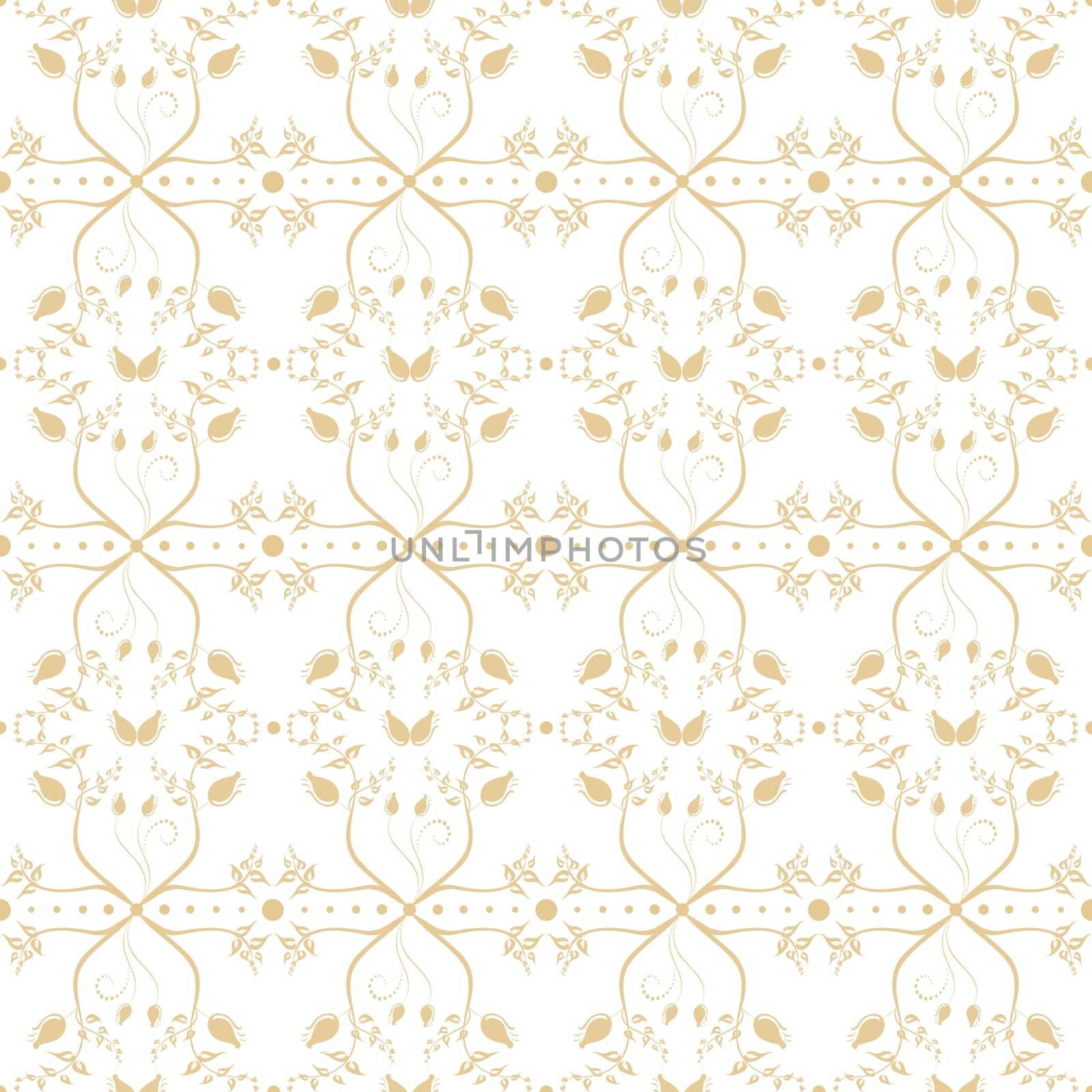 Beautiful background of seamless floral pattern