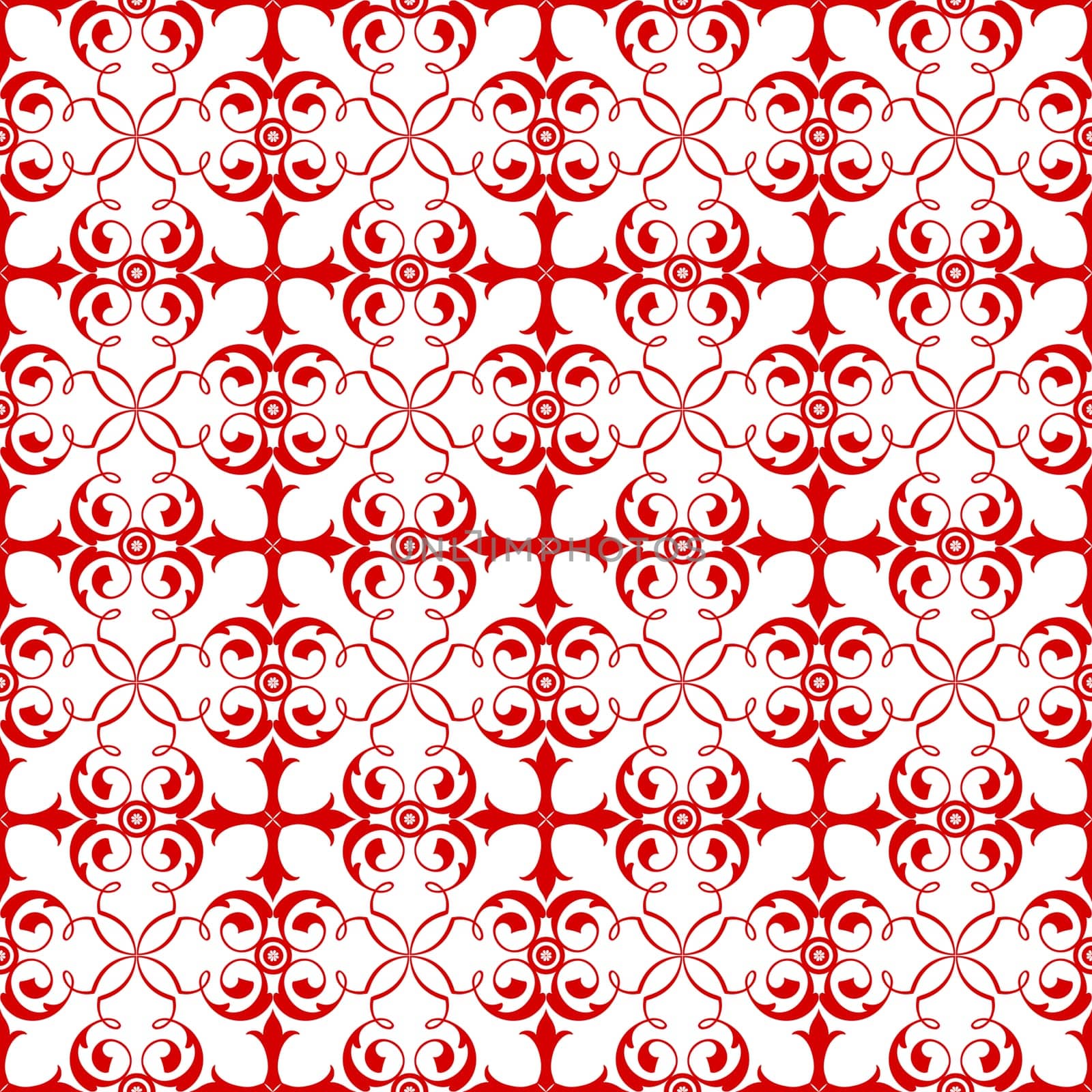 Beautiful background of seamless floral pattern