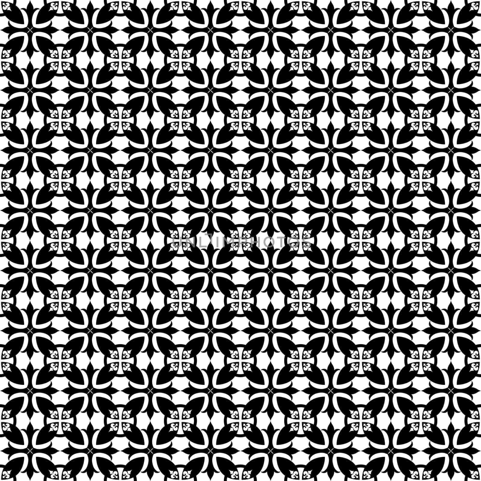Beautiful background of seamless floral pattern