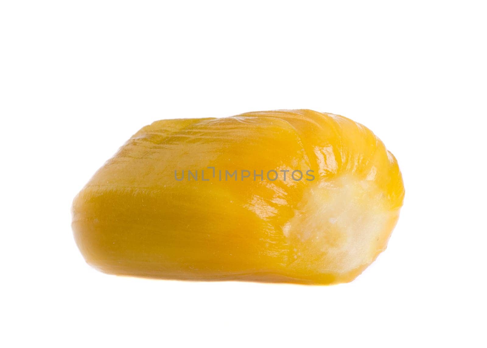 Juicy jackfruit isolated on white background