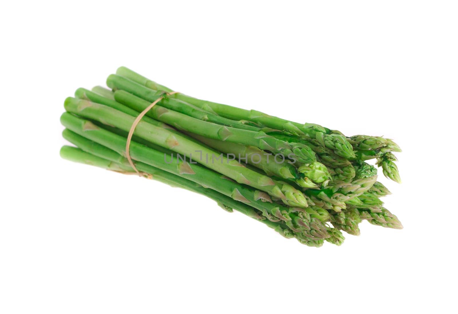 asparagus on a white background.