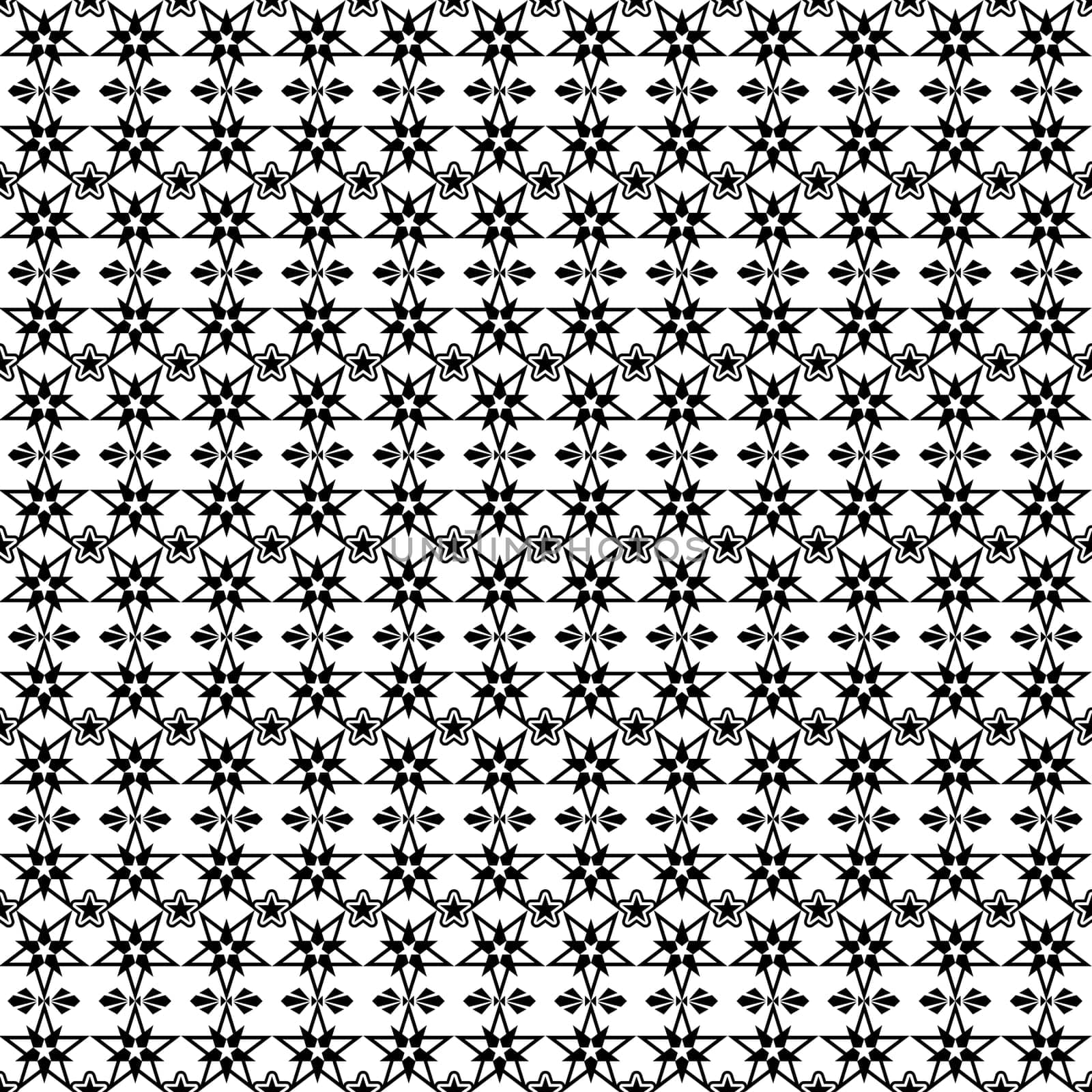 Beautiful background of seamless stars pattern