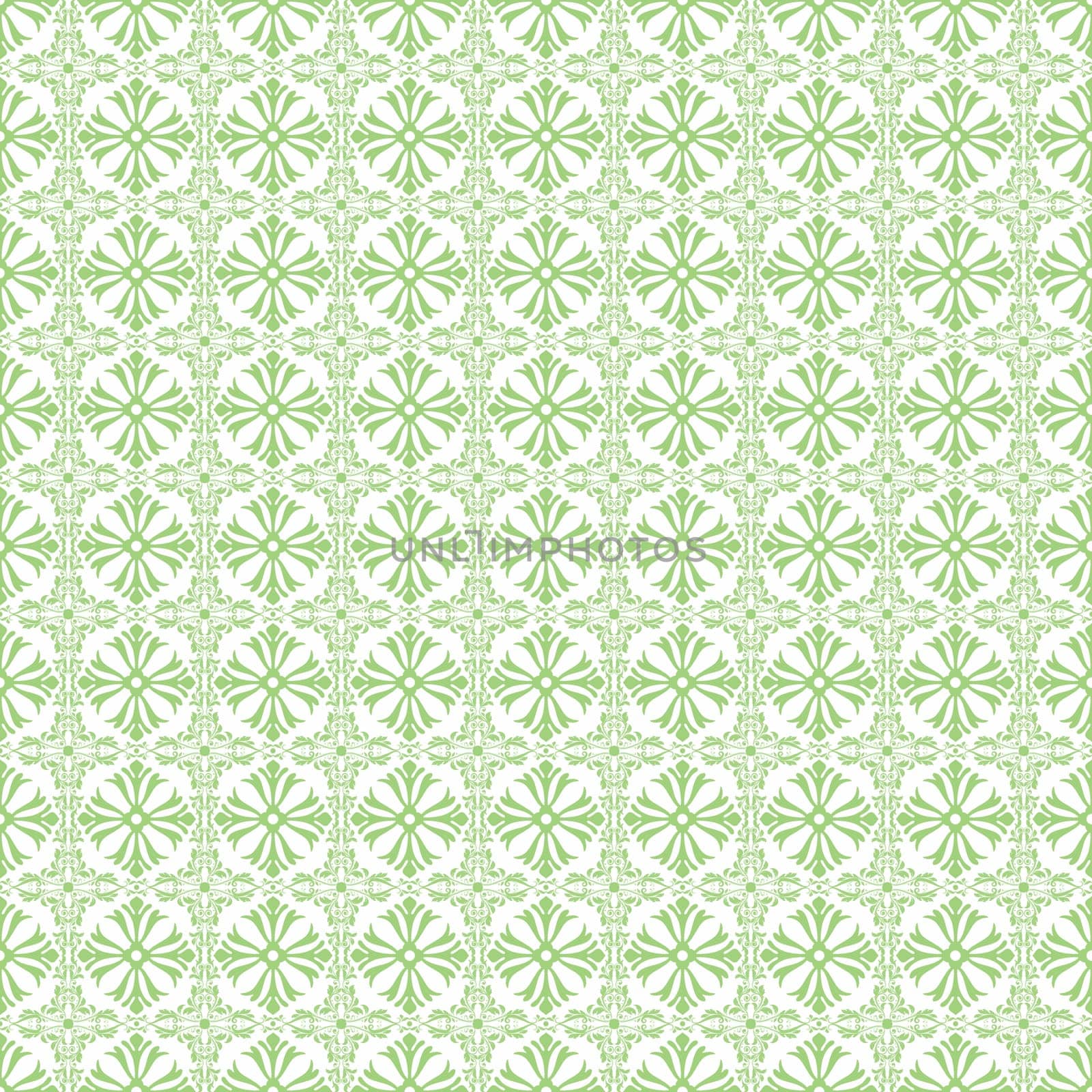 Beautiful background of seamless floral pattern