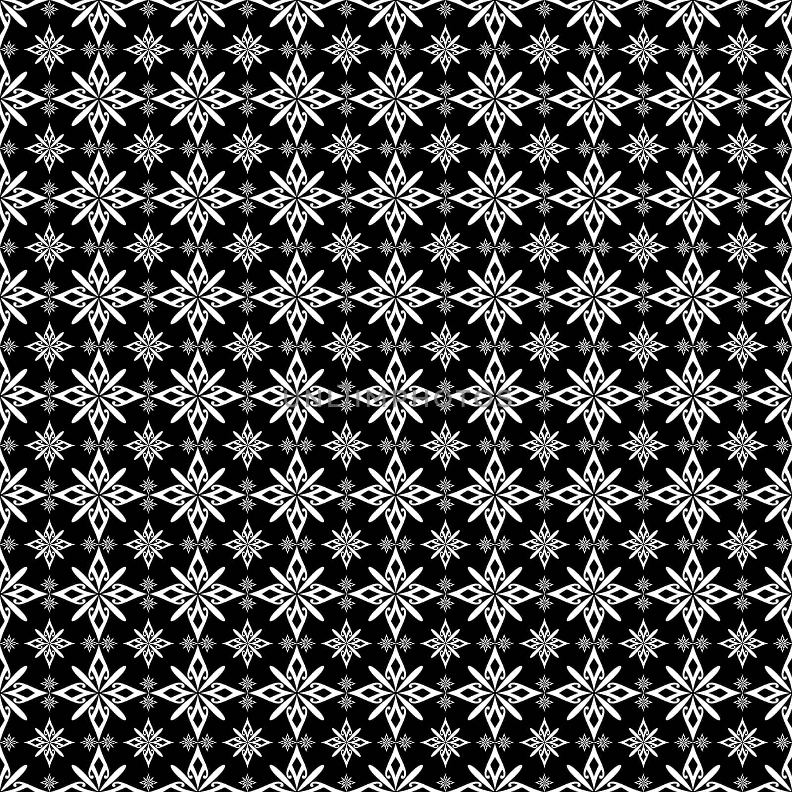 Beautiful background of seamless floral pattern