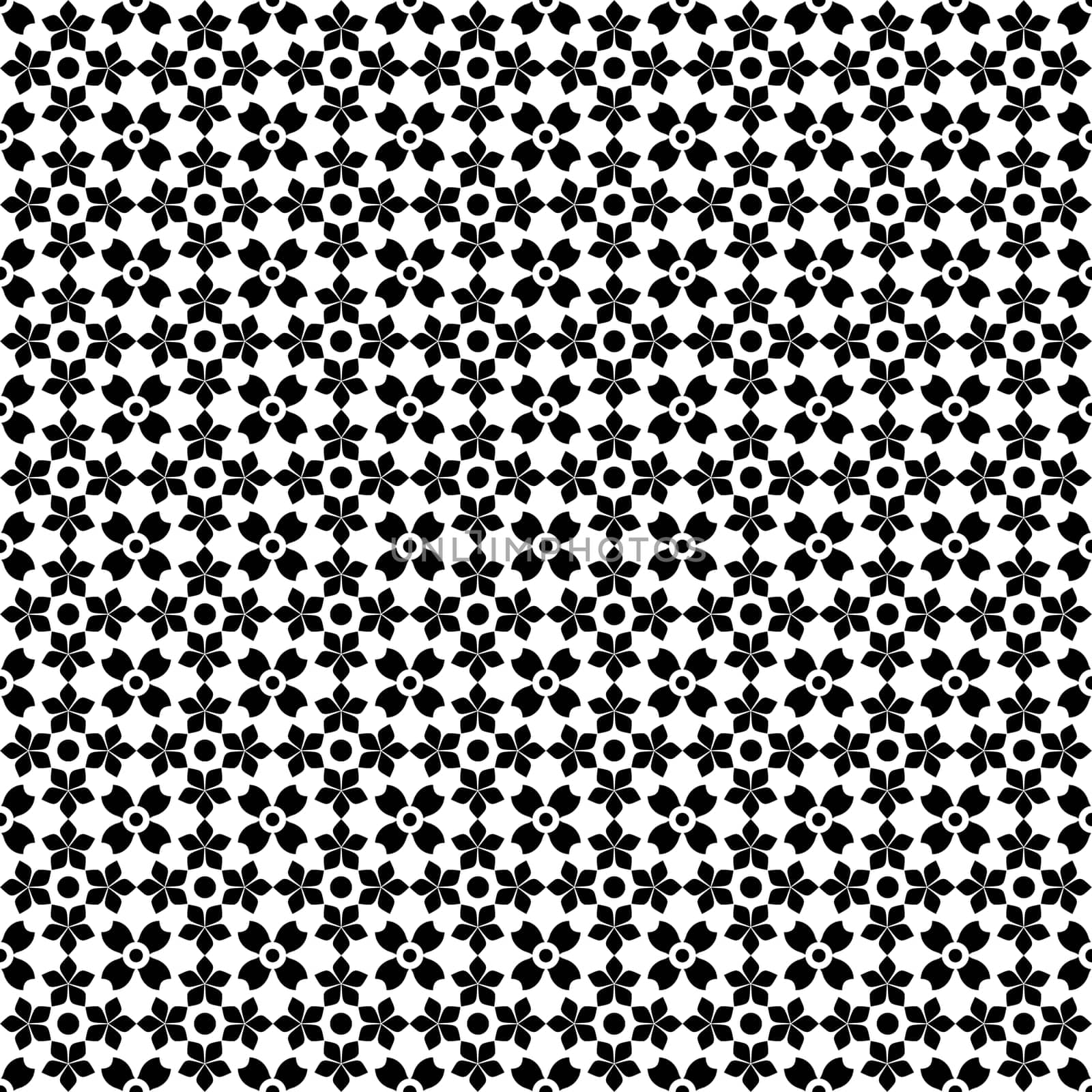Beautiful background of seamless floral pattern
