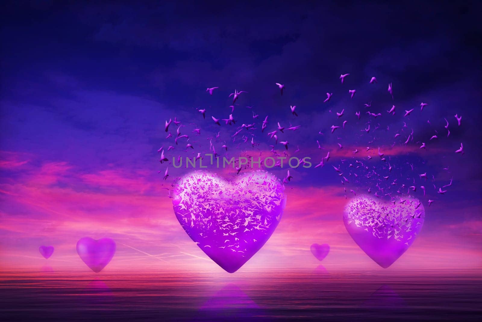 heart,hearts,love,love,purple,sea,ocean,lovers