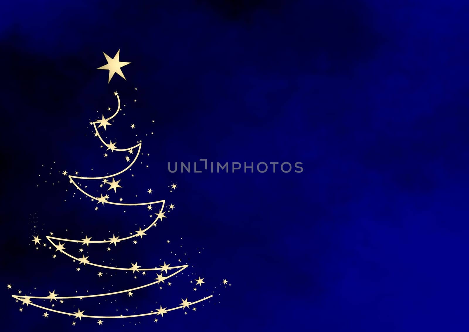 Christmas tree traditional without isolated without background