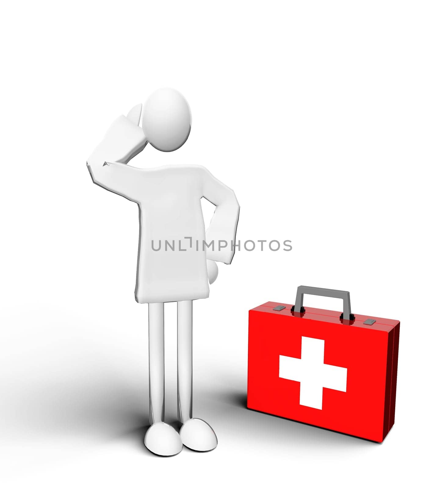 perplexed doctor