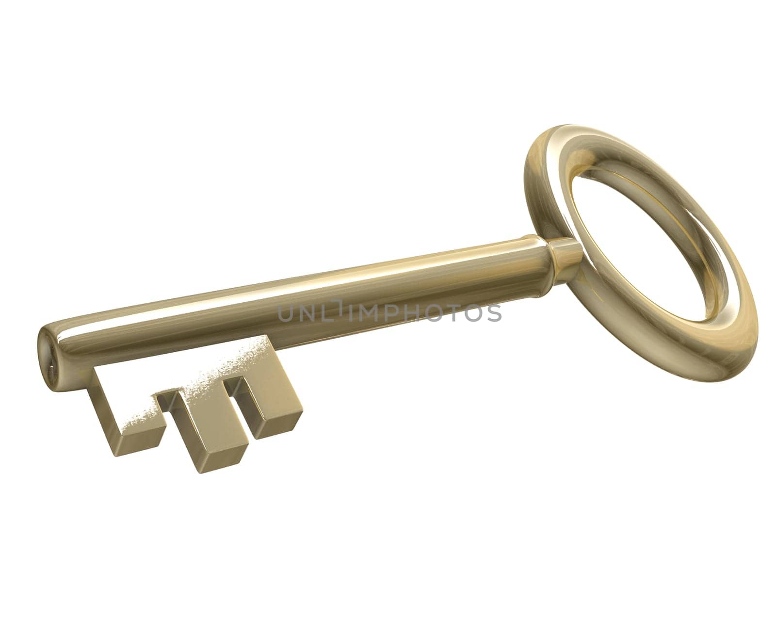 key in gold (3d made)