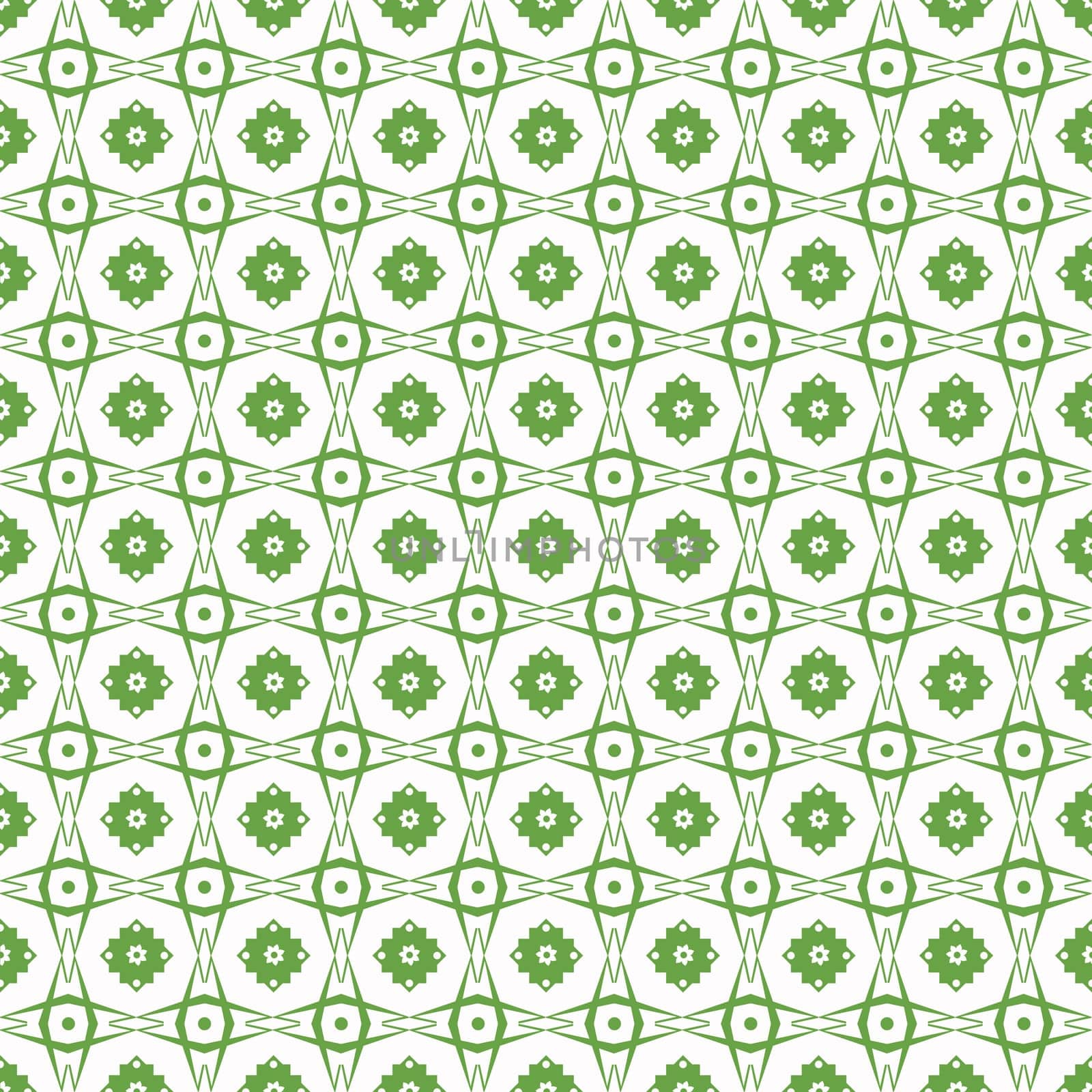 Seamless pattern of hearts and floral