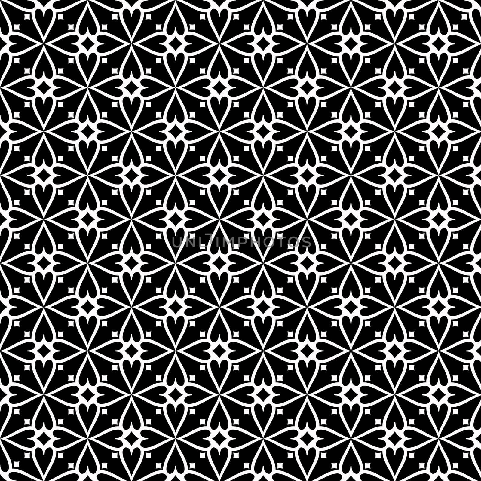 Beautiful background of seamless floral pattern