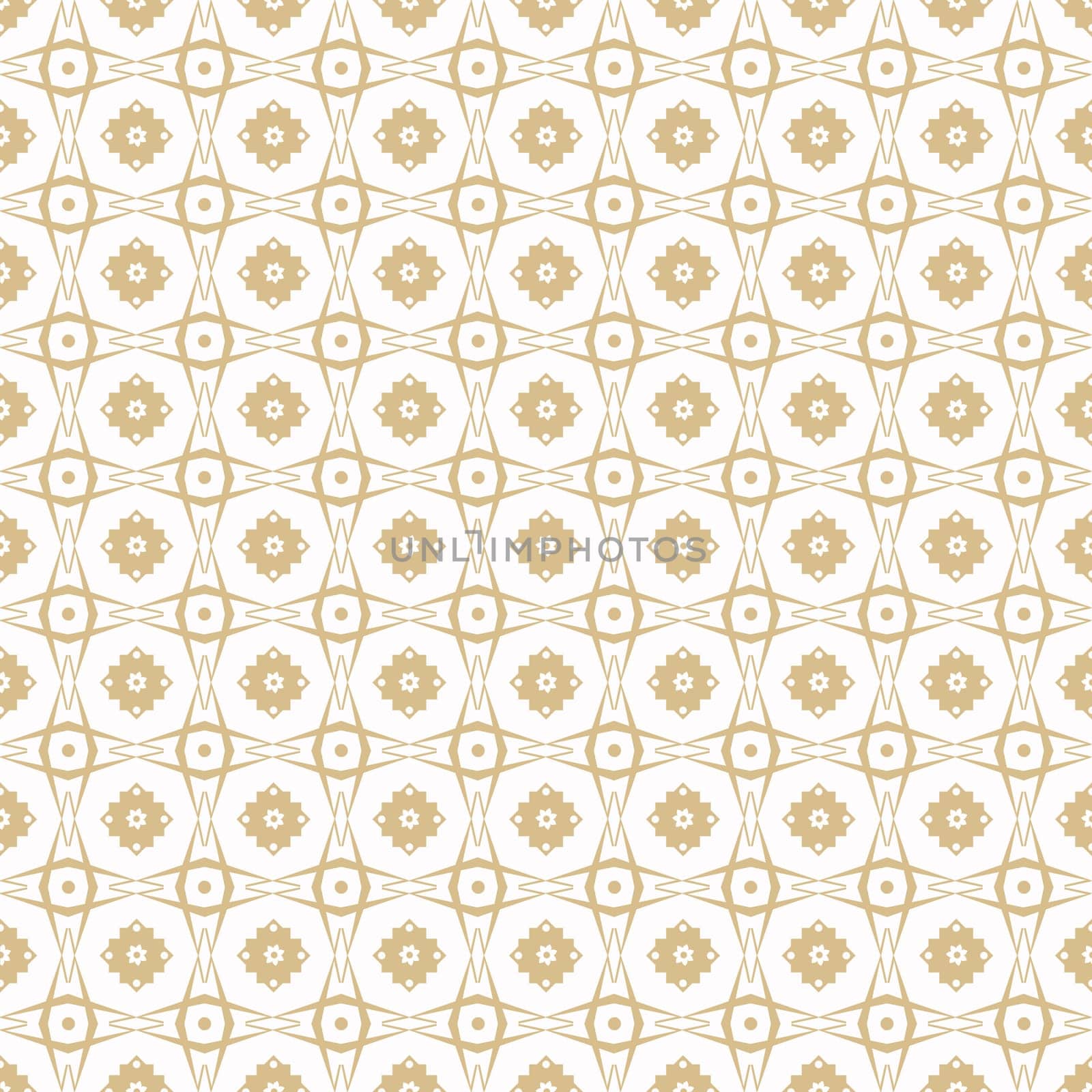 Seamless pattern of hearts and floral