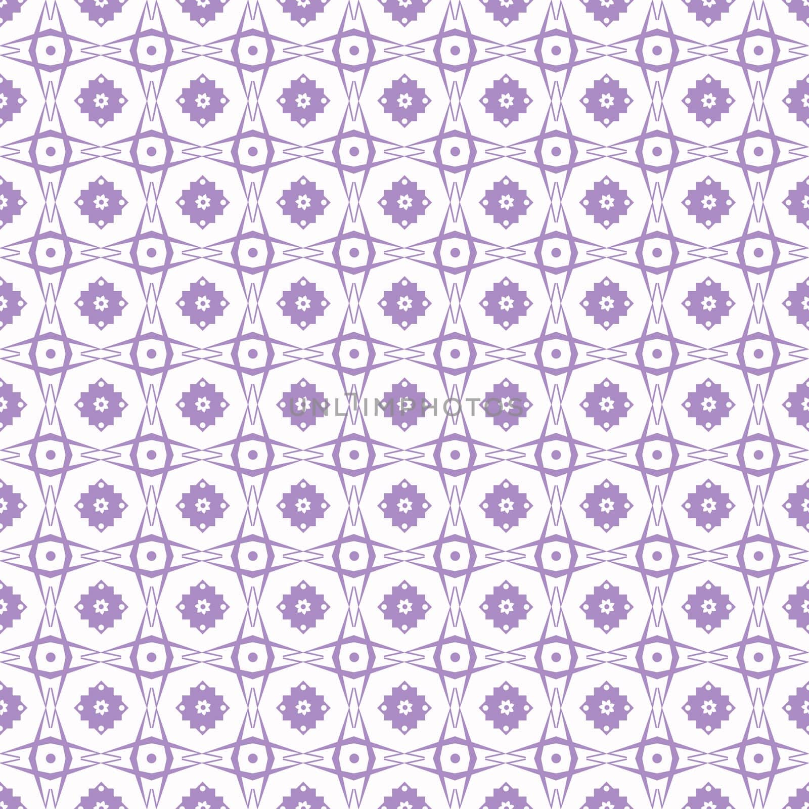 Seamless pattern of hearts and floral