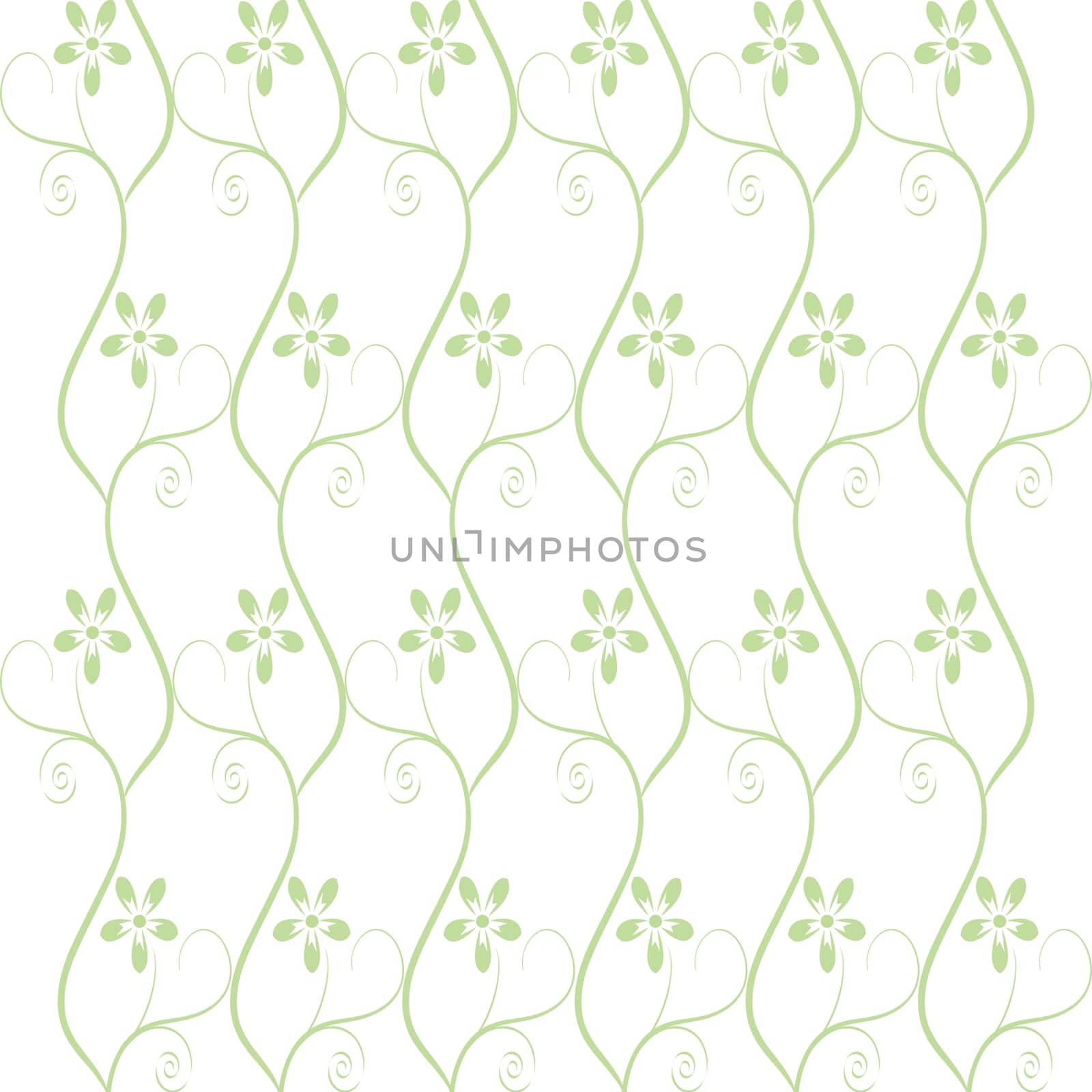 Beautiful background of seamless floral pattern