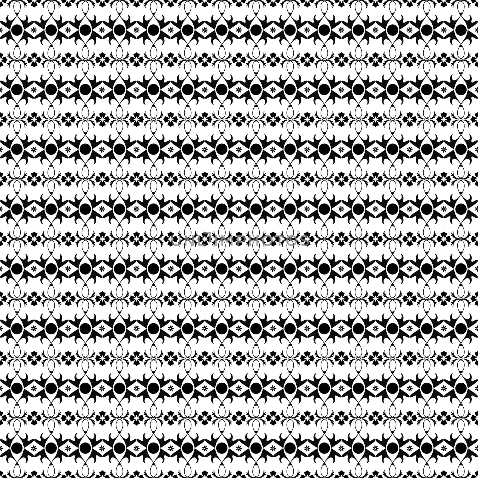 Beautiful background of seamless floral pattern