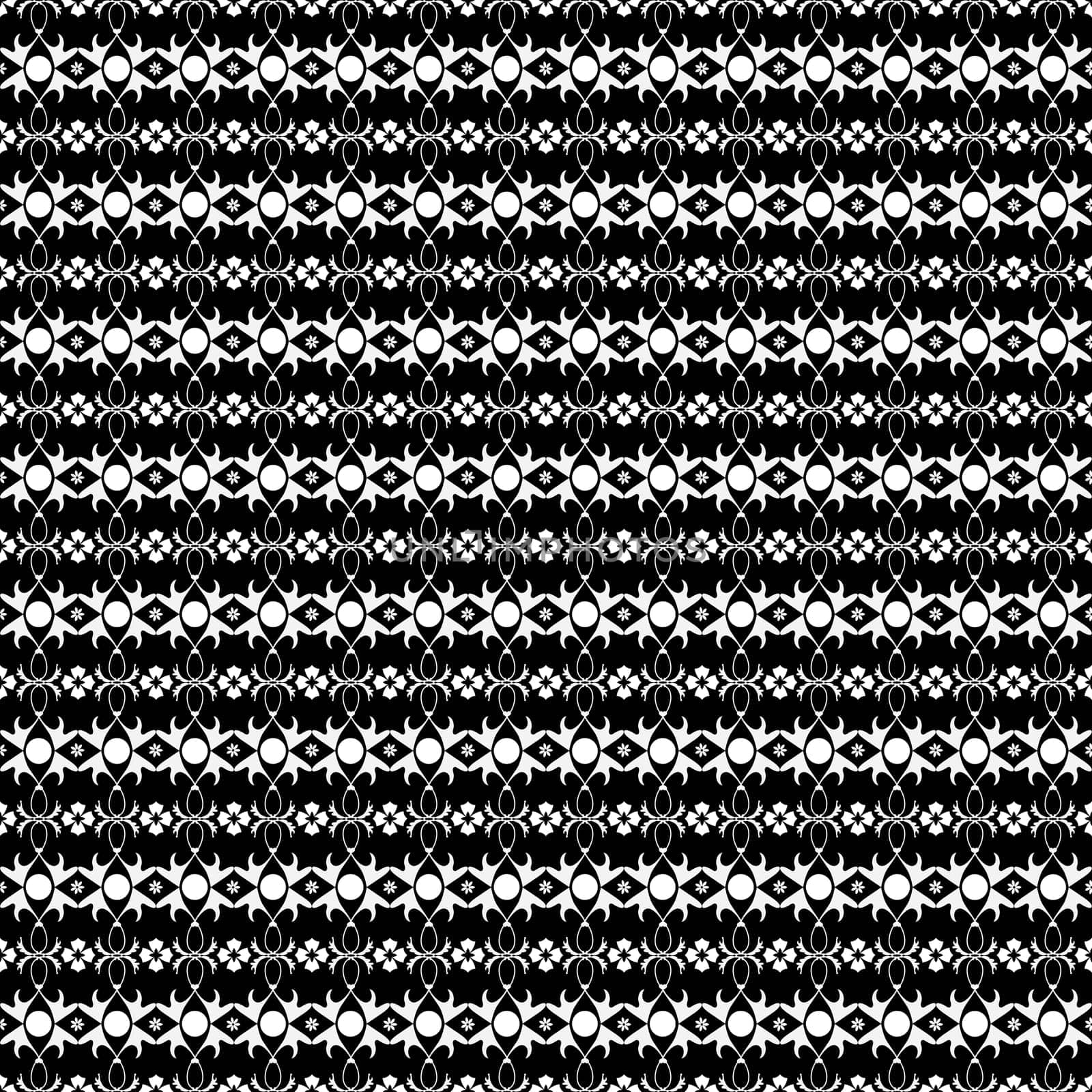 Beautiful background of seamless floral pattern